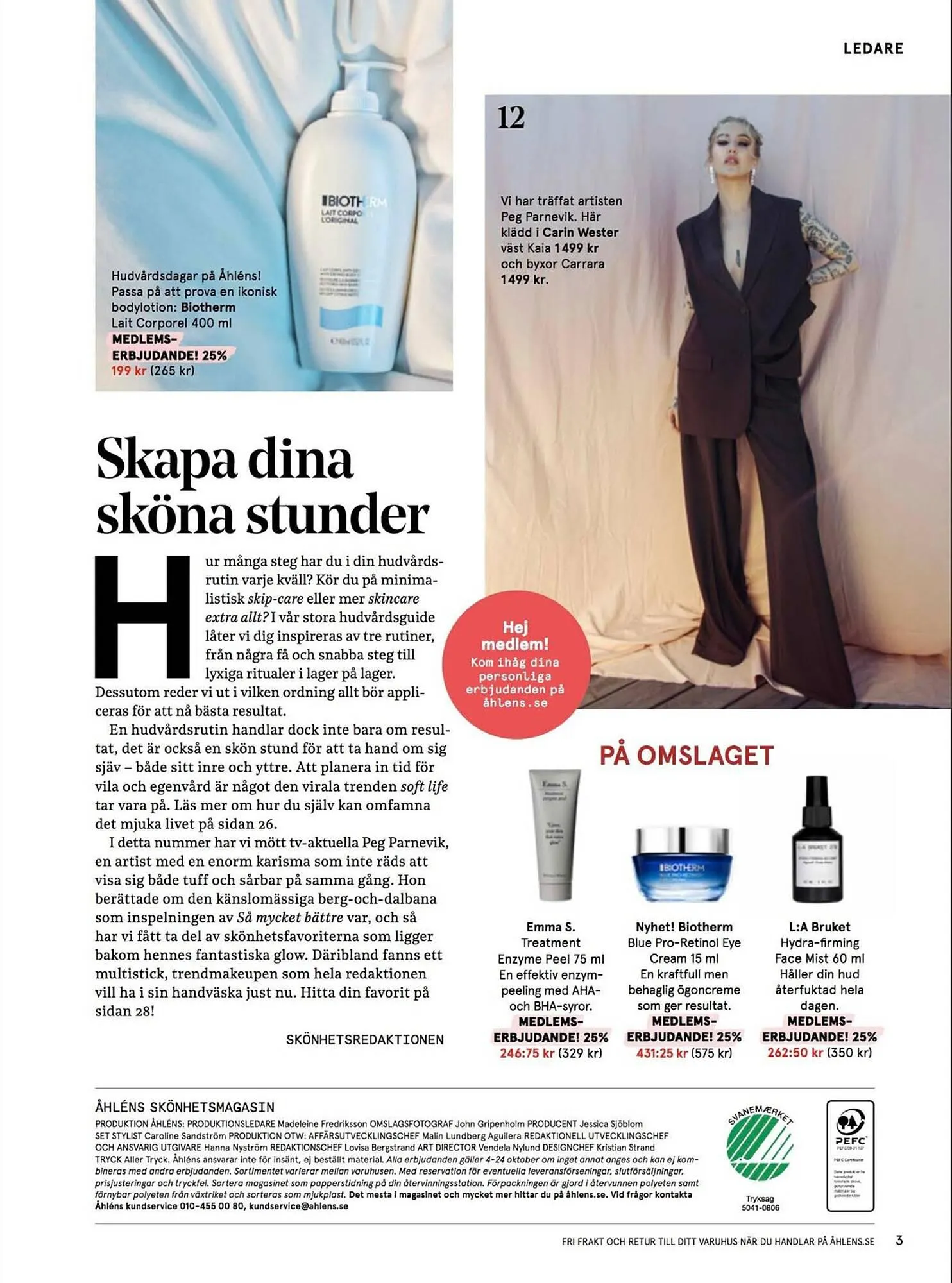 Åhléns reklamblad från 4 oktober till 24 oktober 2023 - Reklamblad sidor 3