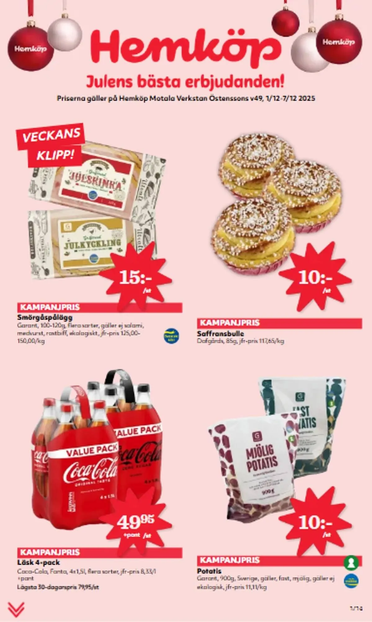 Östenssons reklamblad - 1