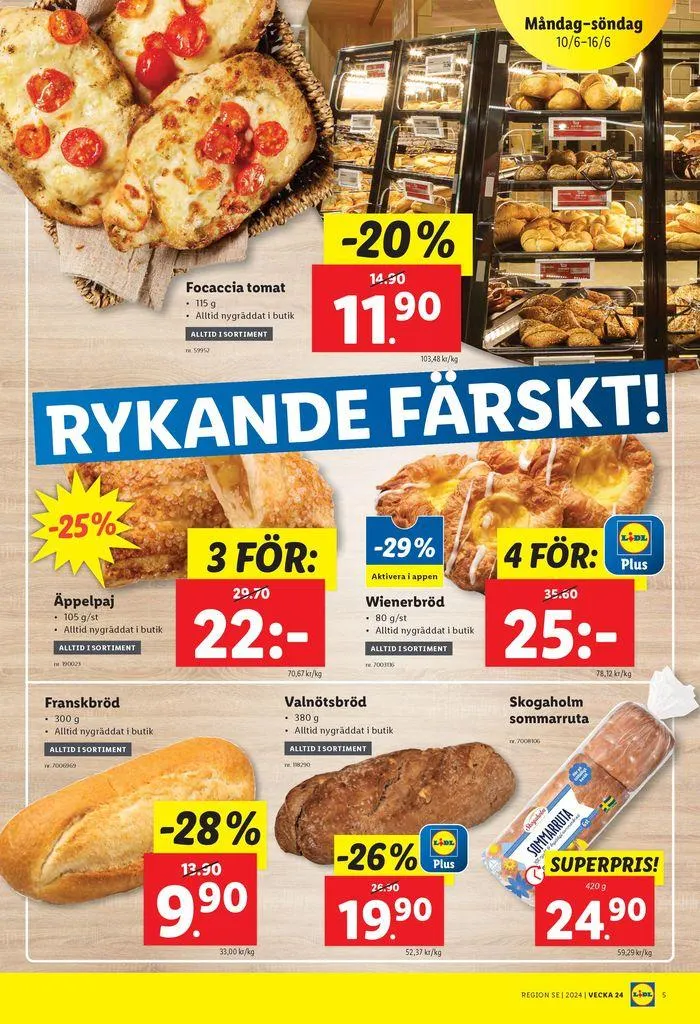 ERBJUDANDEN VECKA 24 från 10 juni till 16 juni 2024 - Reklamblad sidor 5