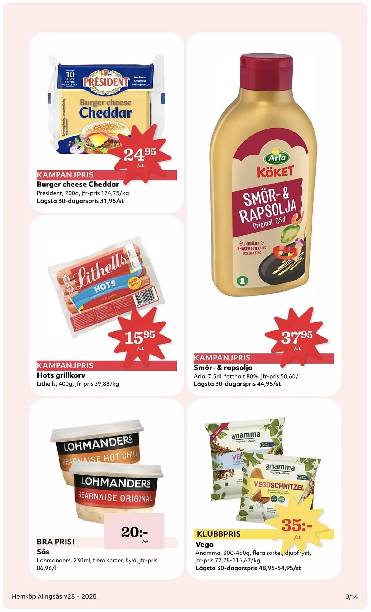 Östenssons reklamblad från 7 juli till 14 juli 2025 - Reklamblad sidor 9
