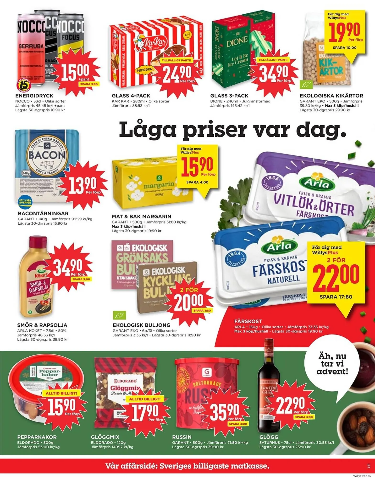 Willys reklamblad från 17 november till 23 november 2025 - Reklamblad sidor 5