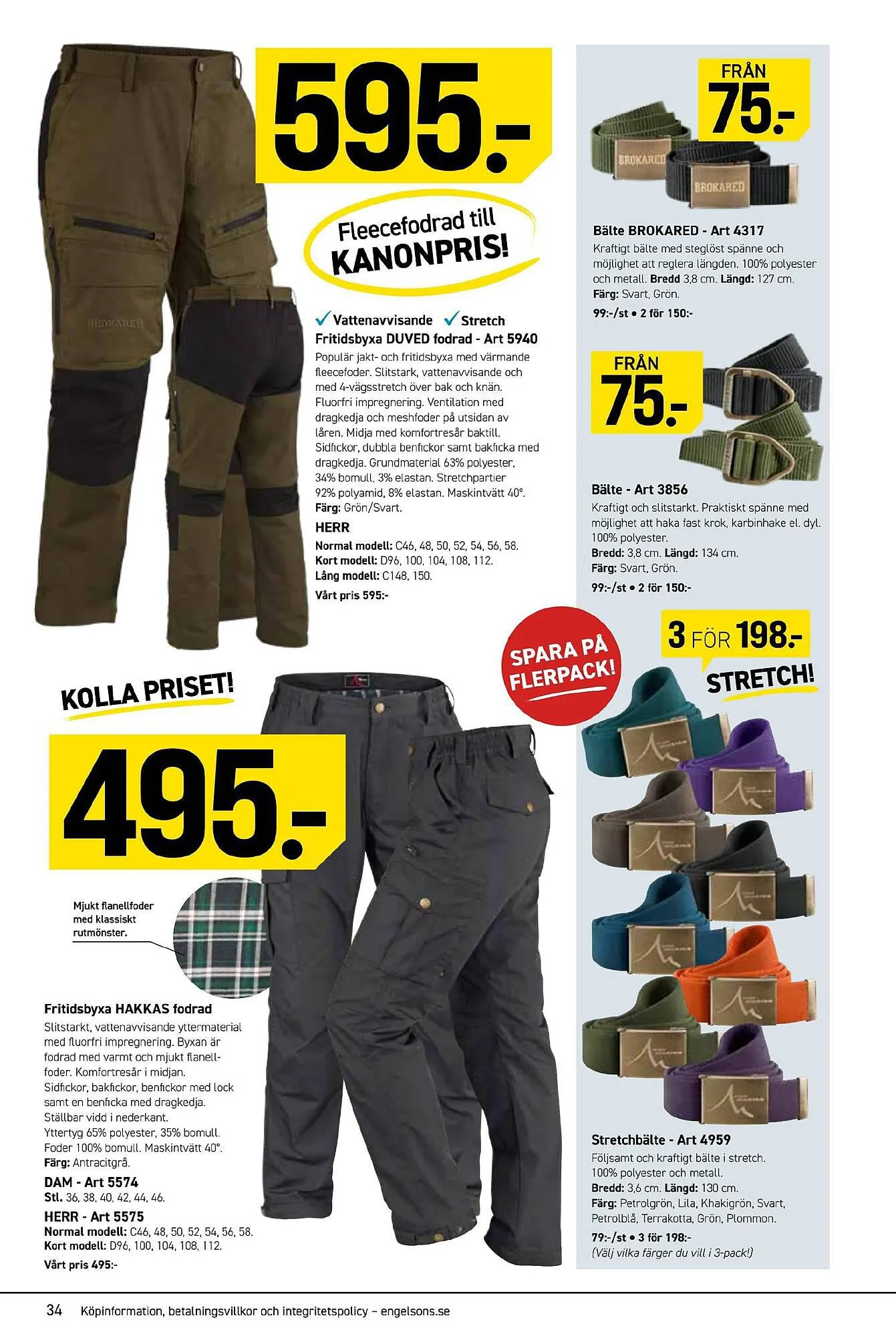 Engelsons reklamblad från 23 oktober till 30 november 2023 - Reklamblad sidor 34