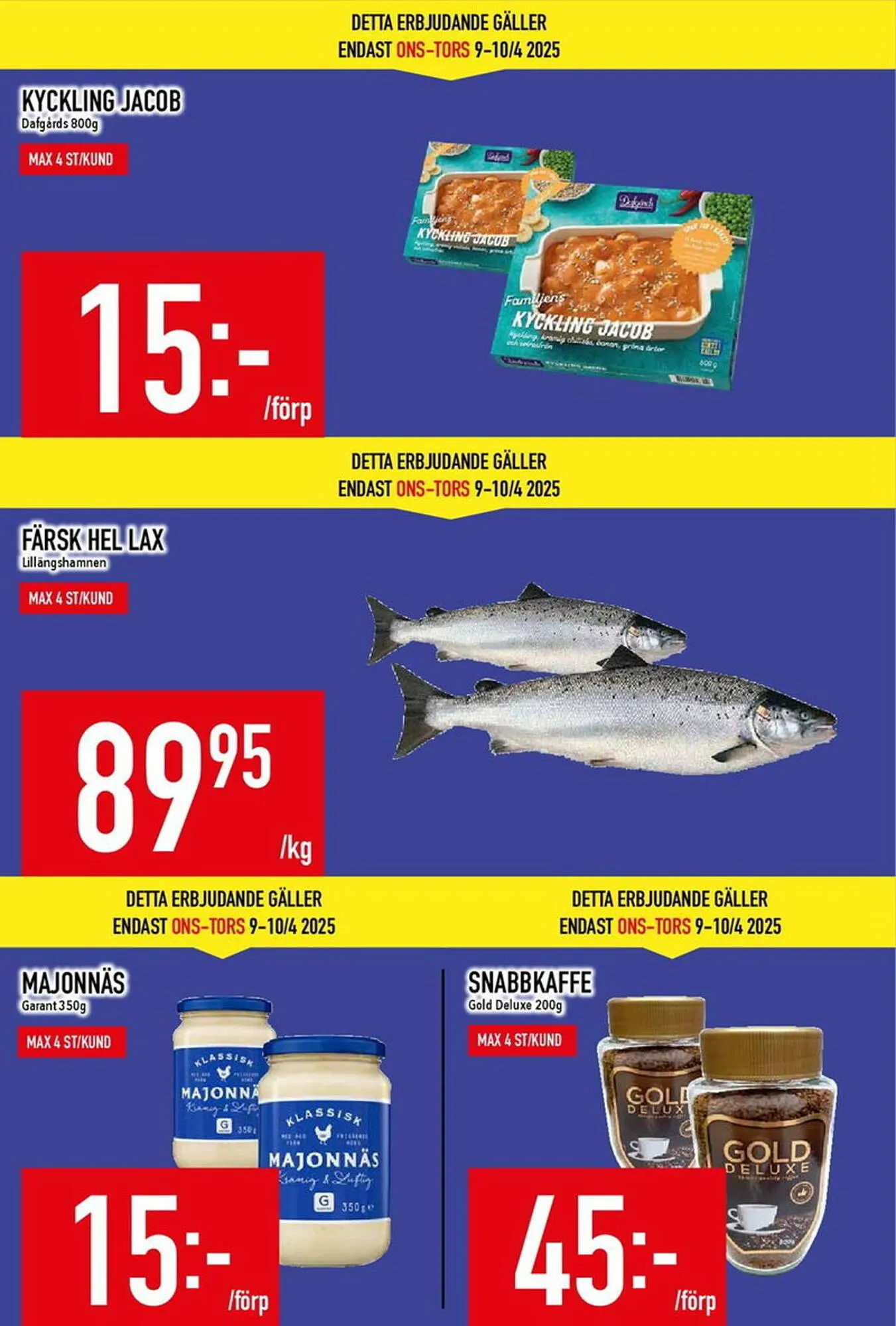 Matdax reklamblad från 7 april till 13 april 2025 - Reklamblad sidor 3