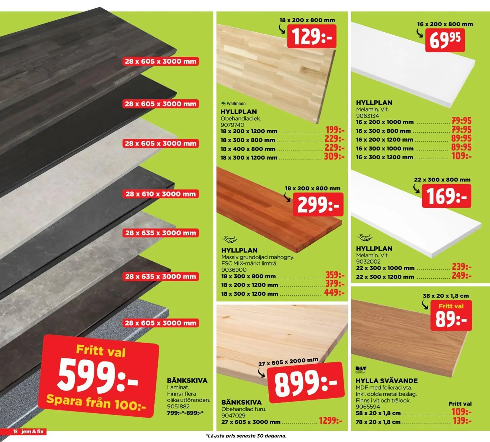 Jem&Fix reklamblad från 20 april till 4 maj 2026 - Reklamblad sidor 18