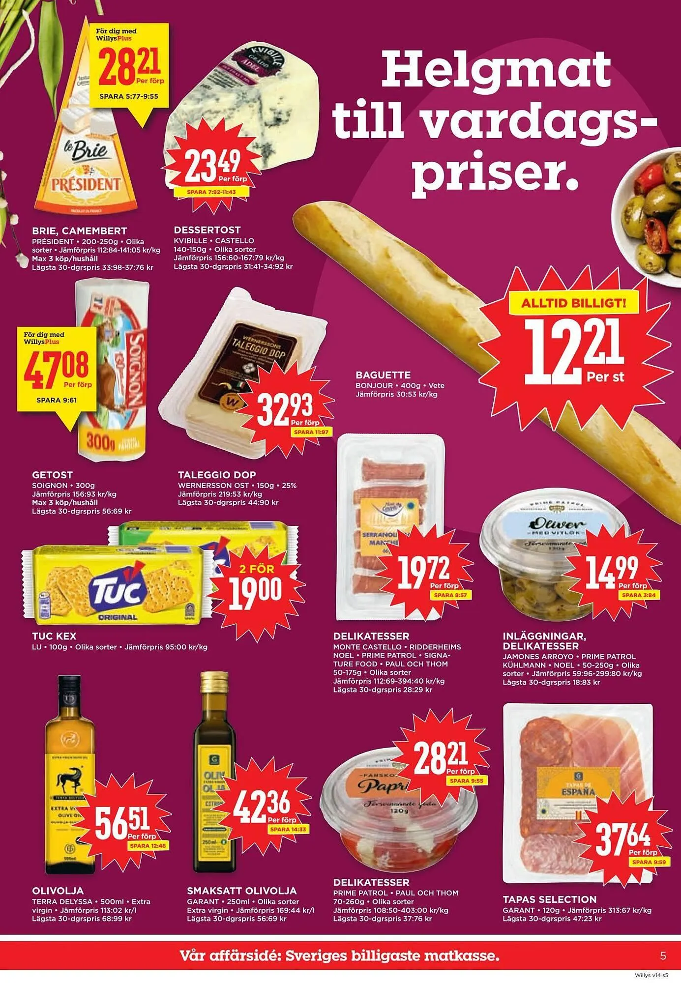 Willys reklamblad från 30 mars till 6 april 2026 - Reklamblad sidor 5