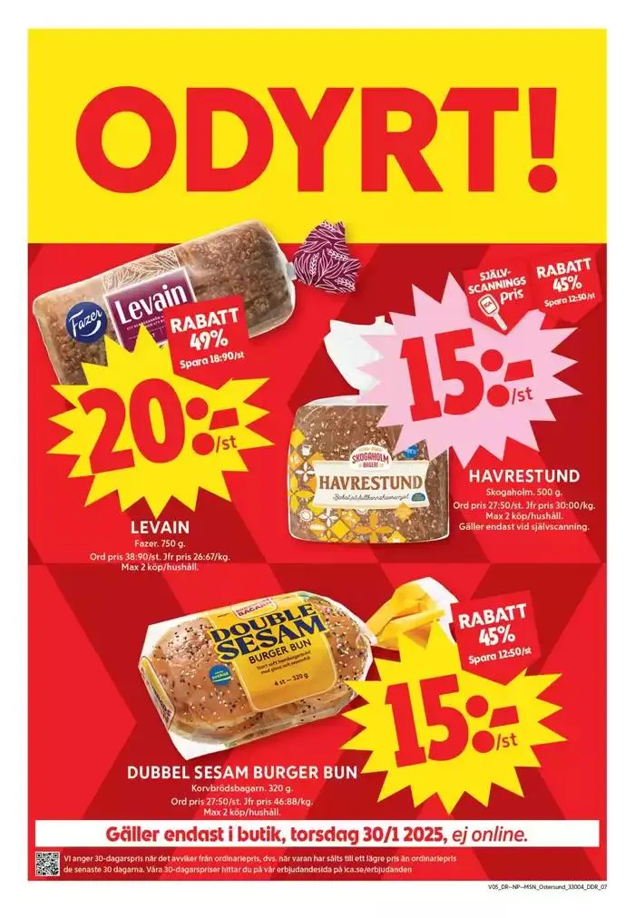 ICA Maxi Erbjudanden från 27 januari till 2 februari 2025 - Reklamblad sidor 7