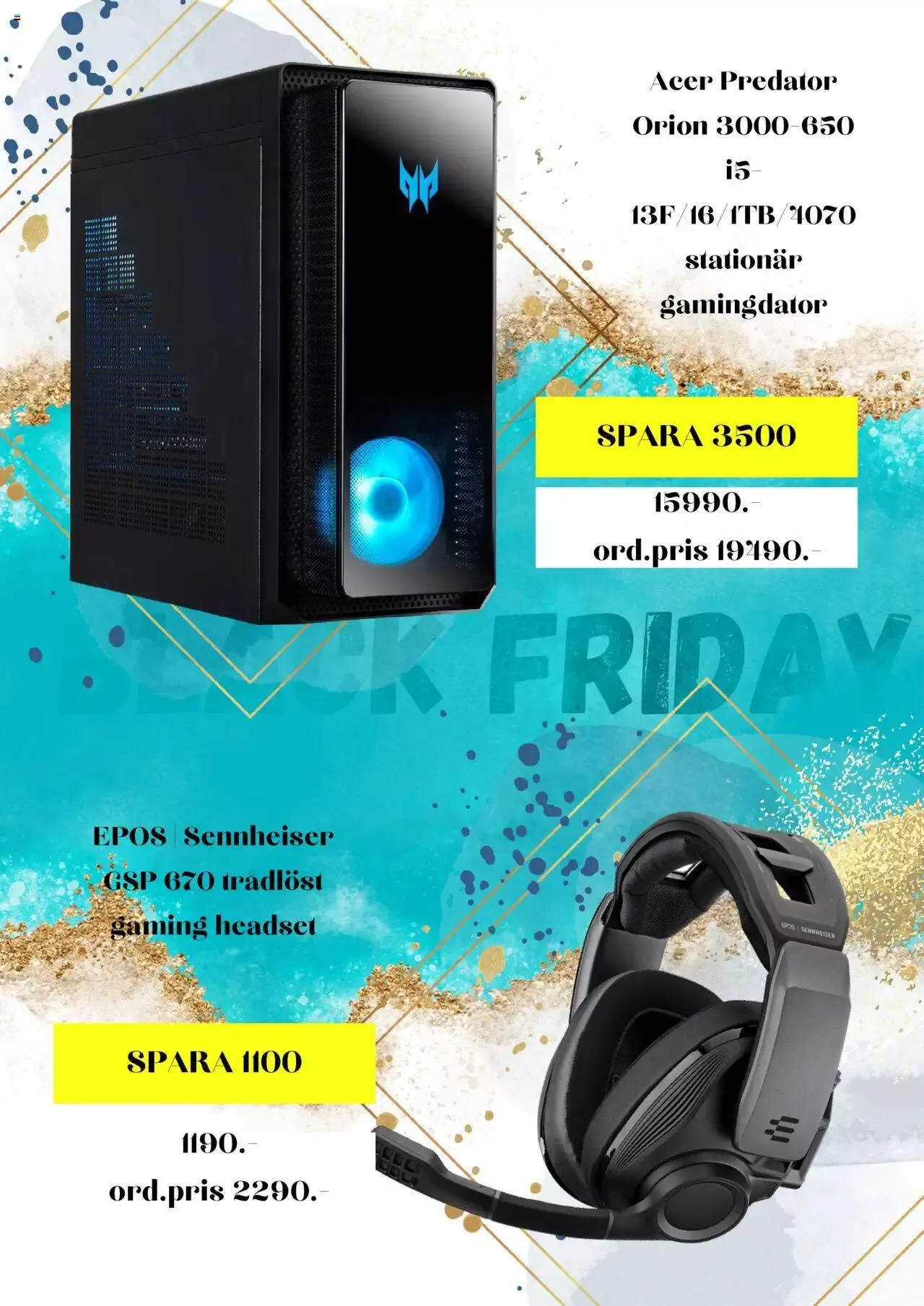 Elgiganten - Black friday från 24 november till 27 november 2023 - Reklamblad sidor 4