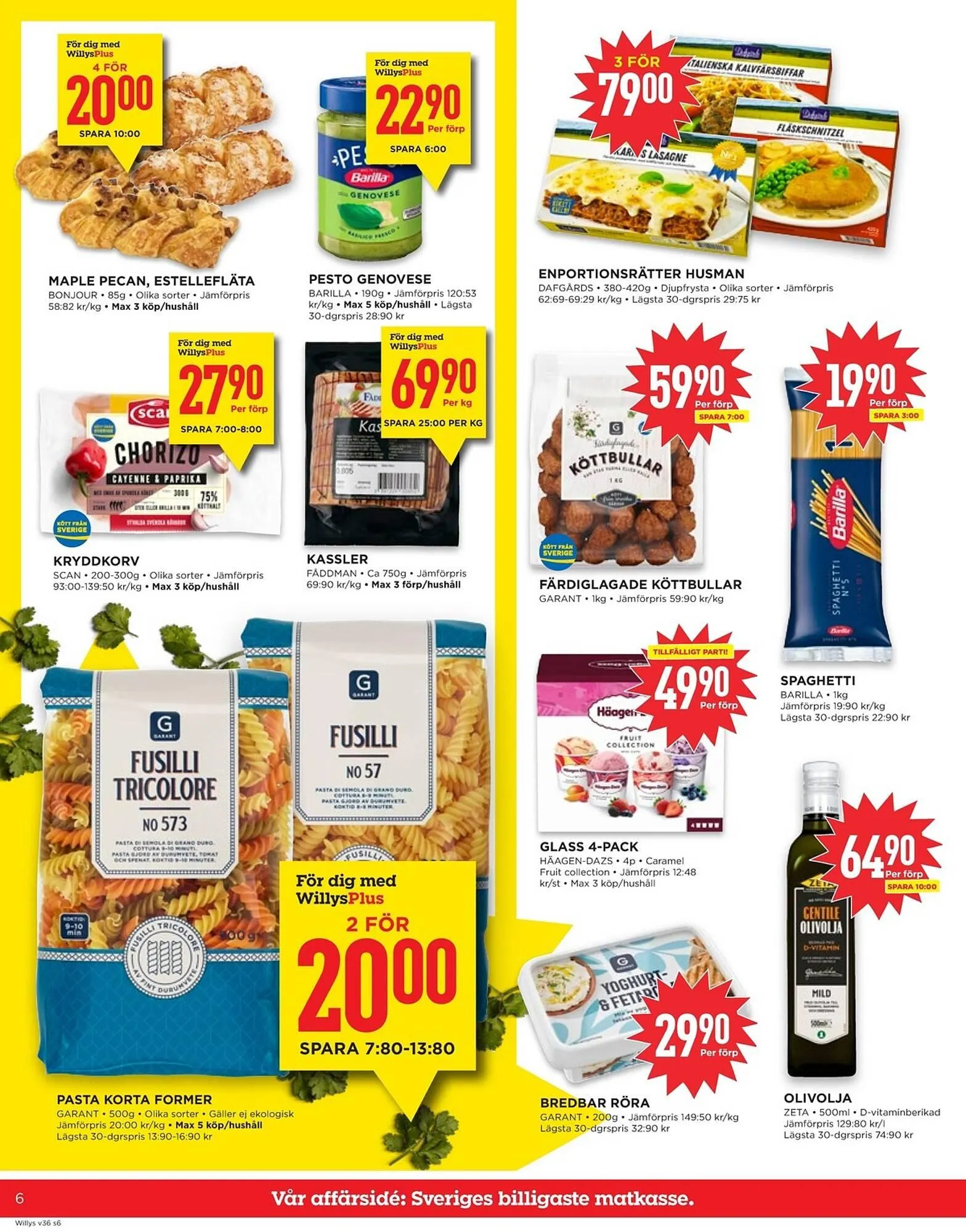 Willys reklamblad från 1 september till 7 september 2025 - Reklamblad sidor 6