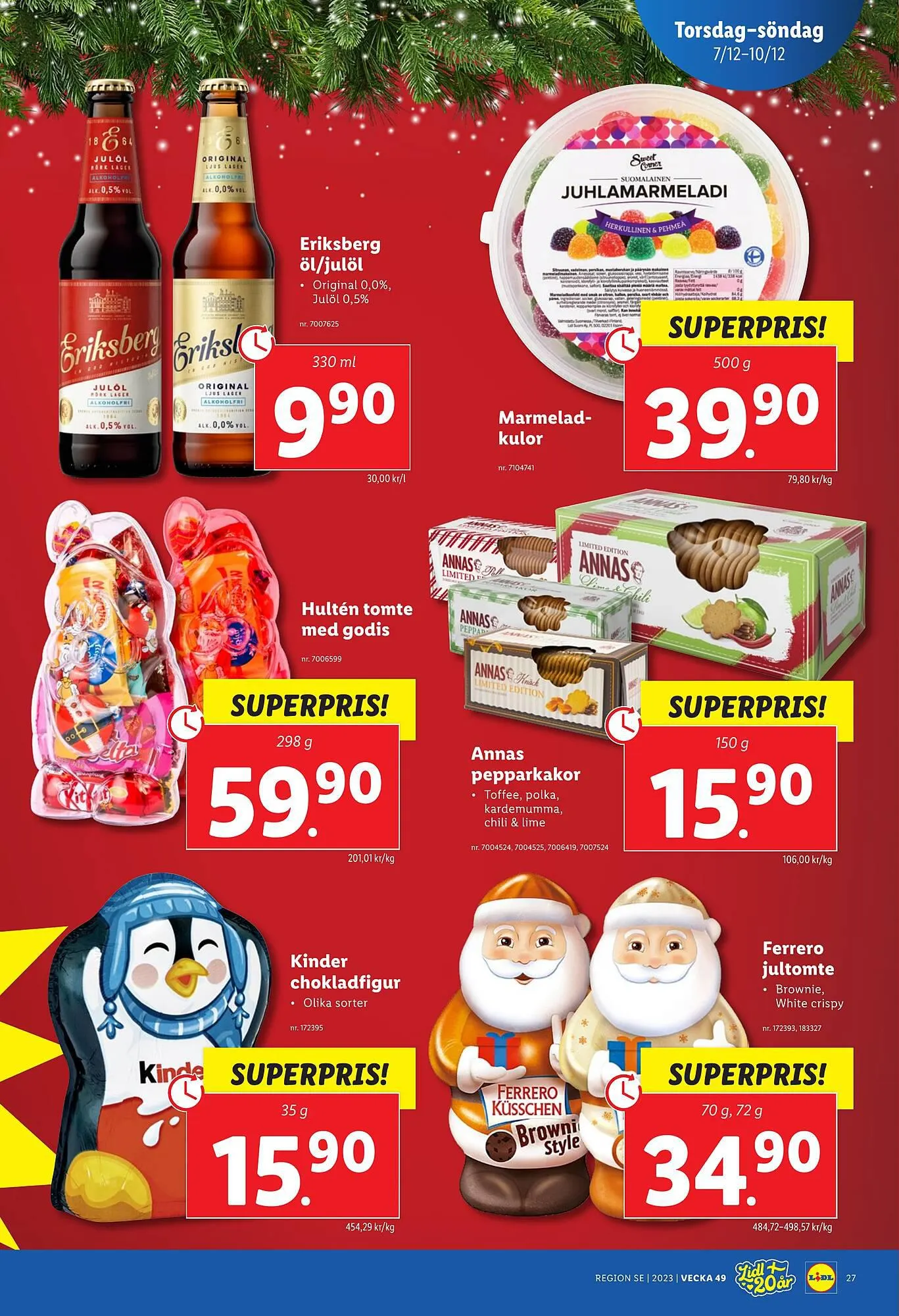 Lidl reklamblad från 4 december till 10 december 2023 - Reklamblad sidor 30