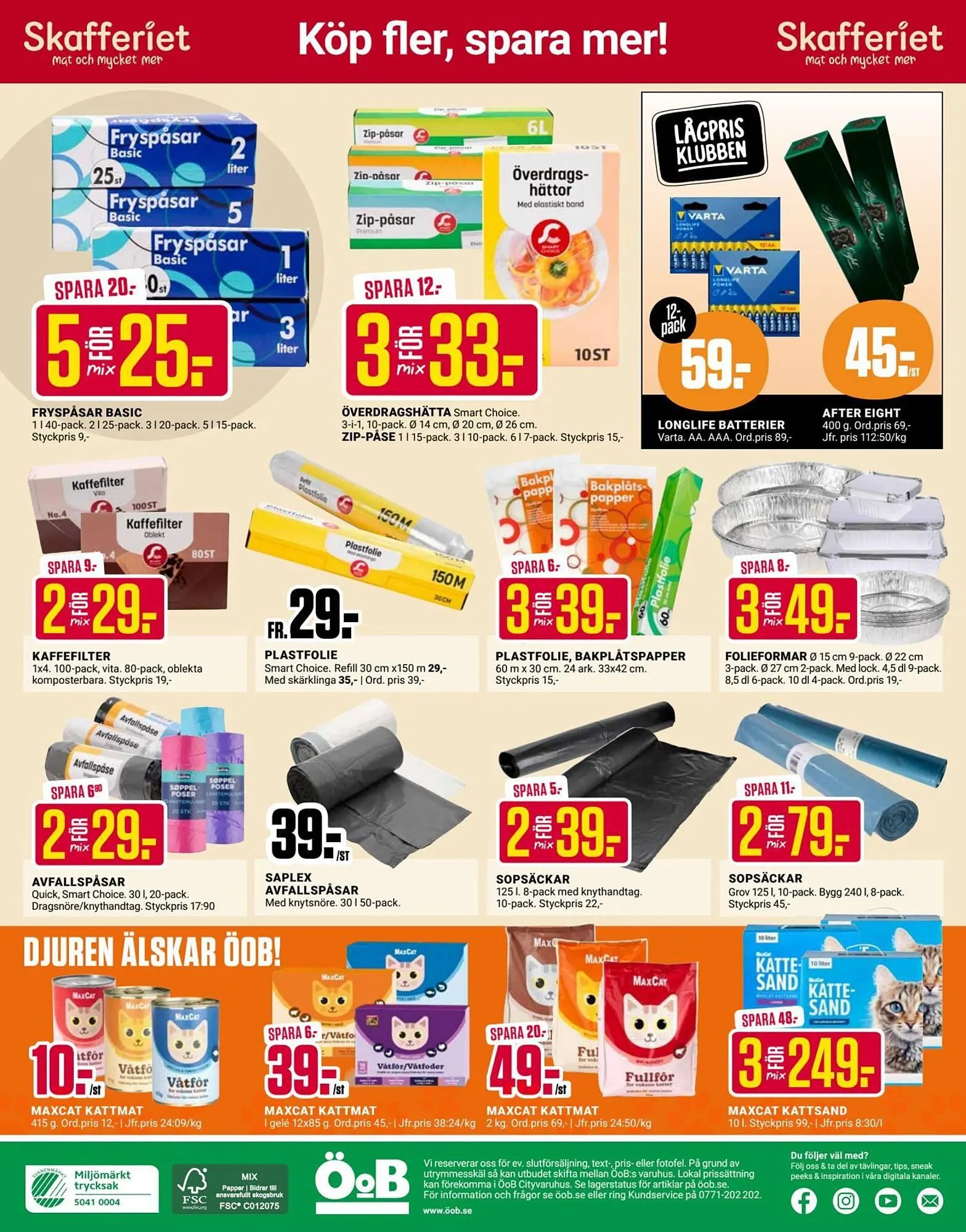 ÖoB reklamblad från 18 augusti till 25 augusti 2025 - Reklamblad sidor 12