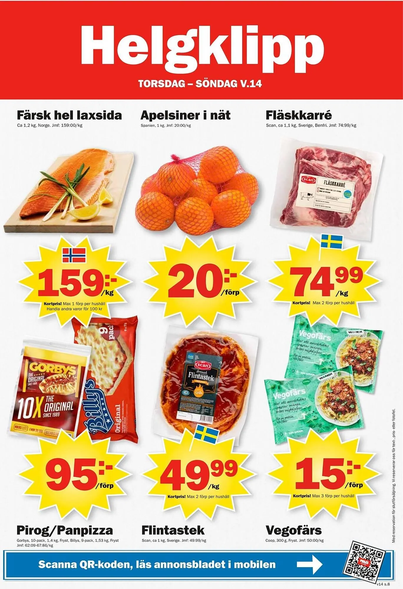 Pekås reklamblad från 31 mars till 6 april 2025 - Reklamblad sidor 8