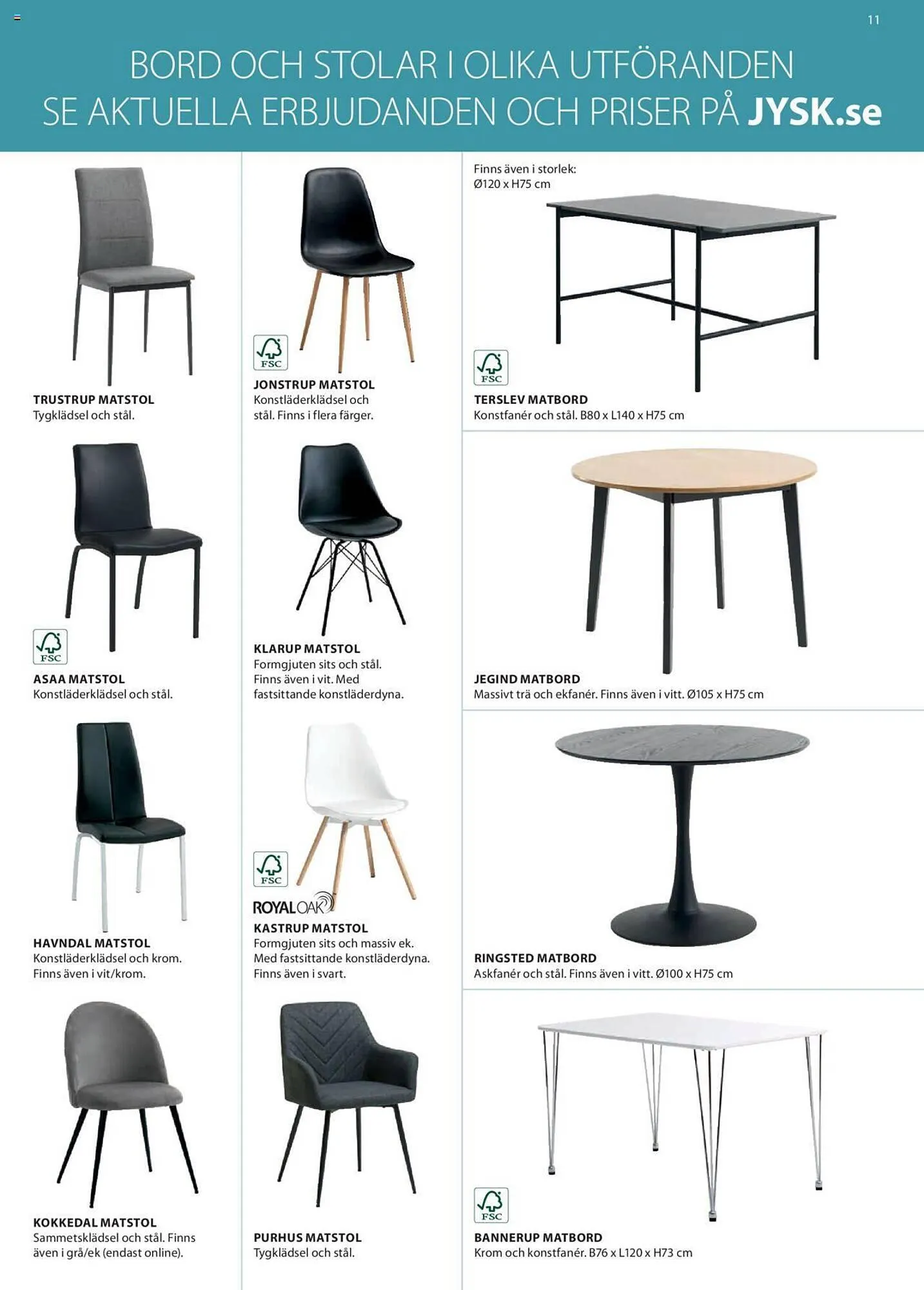 JYSK reklamblad från 1 september till 31 december 2023 - Reklamblad sidor 11