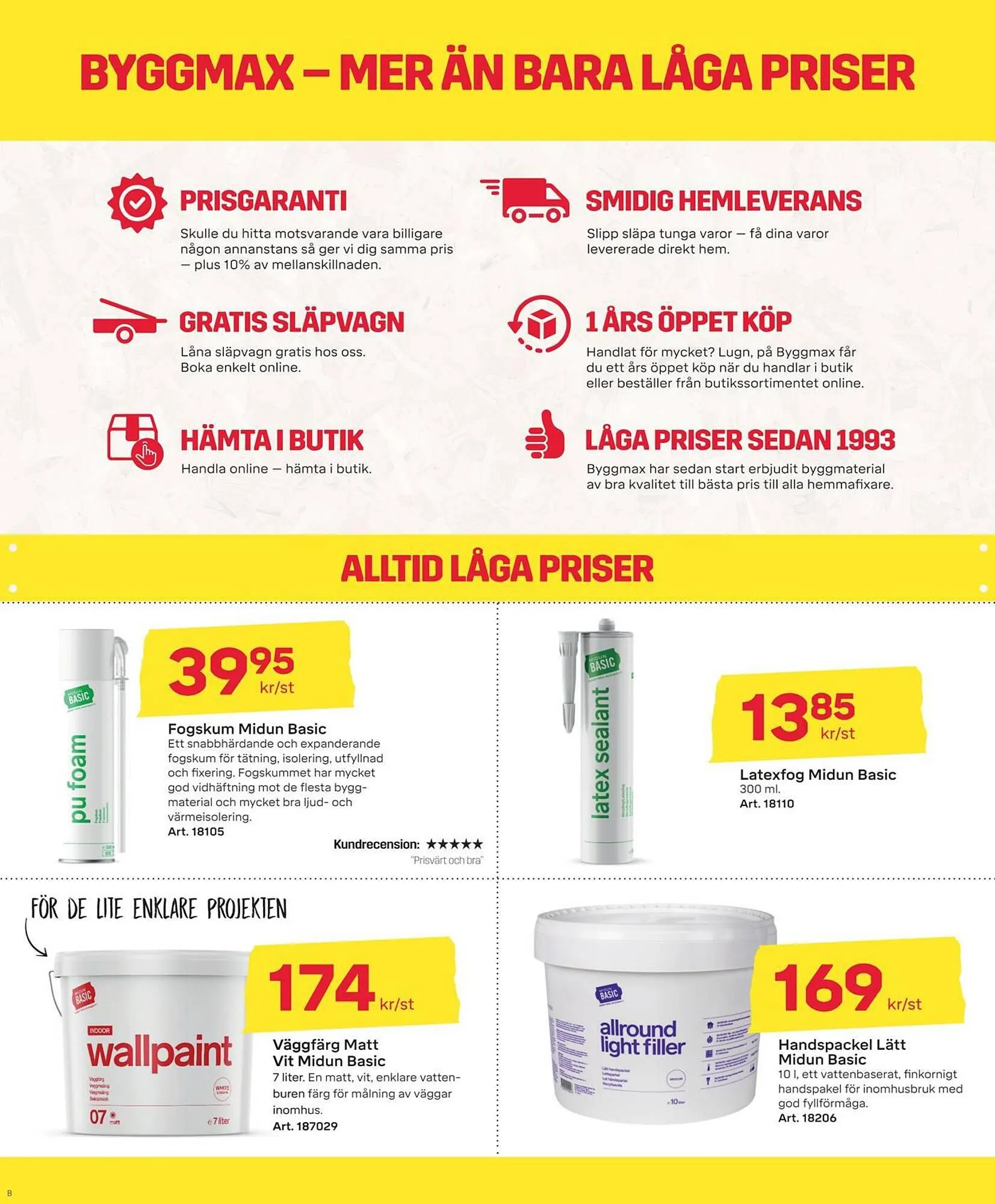 Byggmax reklamblad från 21 september till 8 oktober 2023 - Reklamblad sidor 2