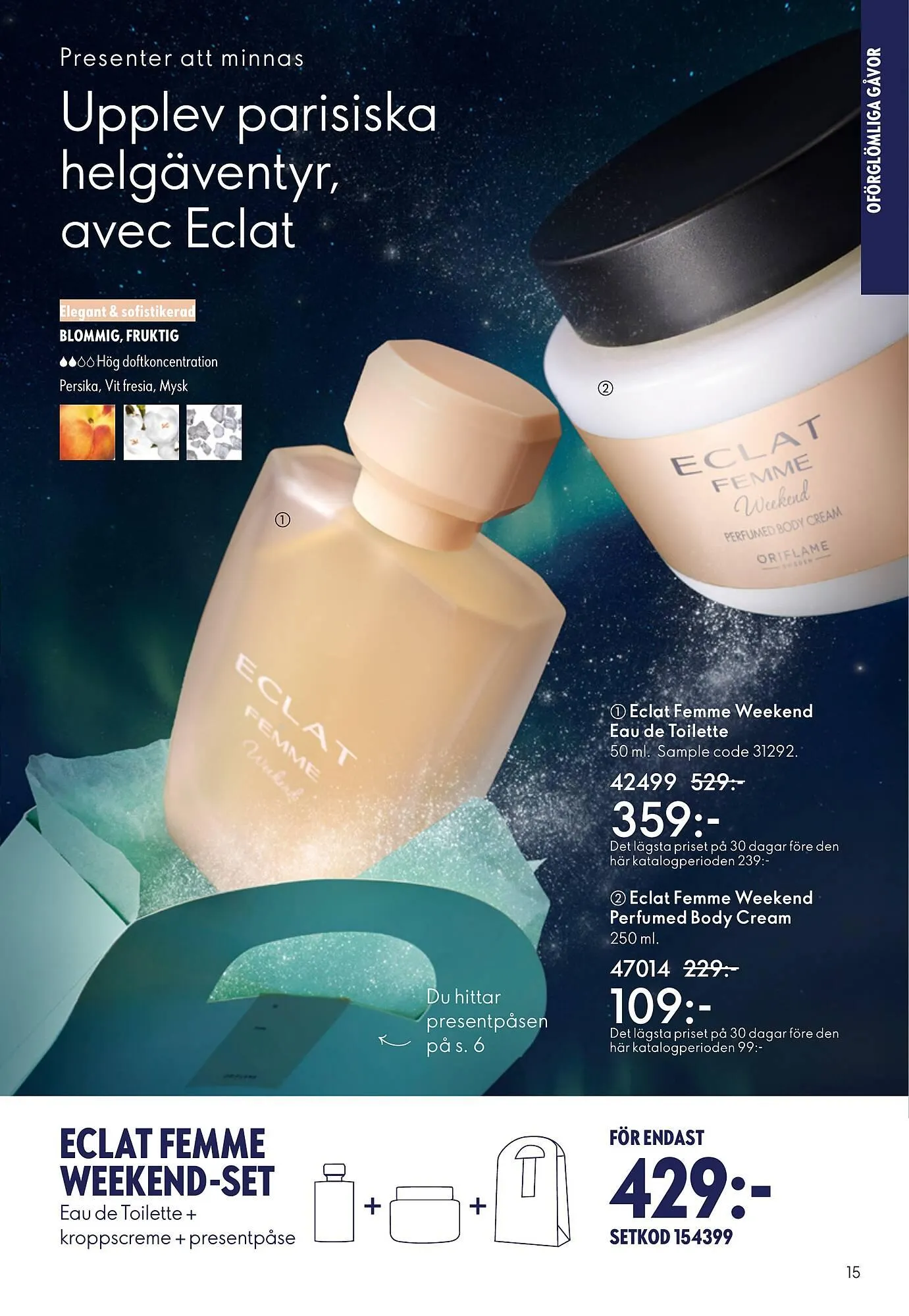 Oriflame reklamblad från 10 december till 31 december 2025 - Reklamblad sidor 15