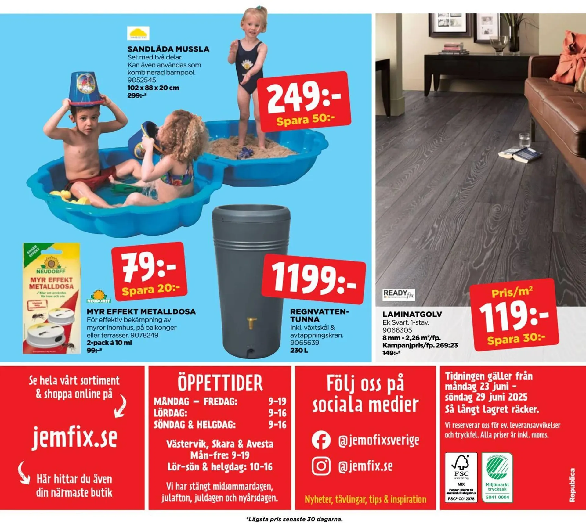 Jem&Fix reklamblad från 23 juni till 29 juni 2025 - Reklamblad sidor 20