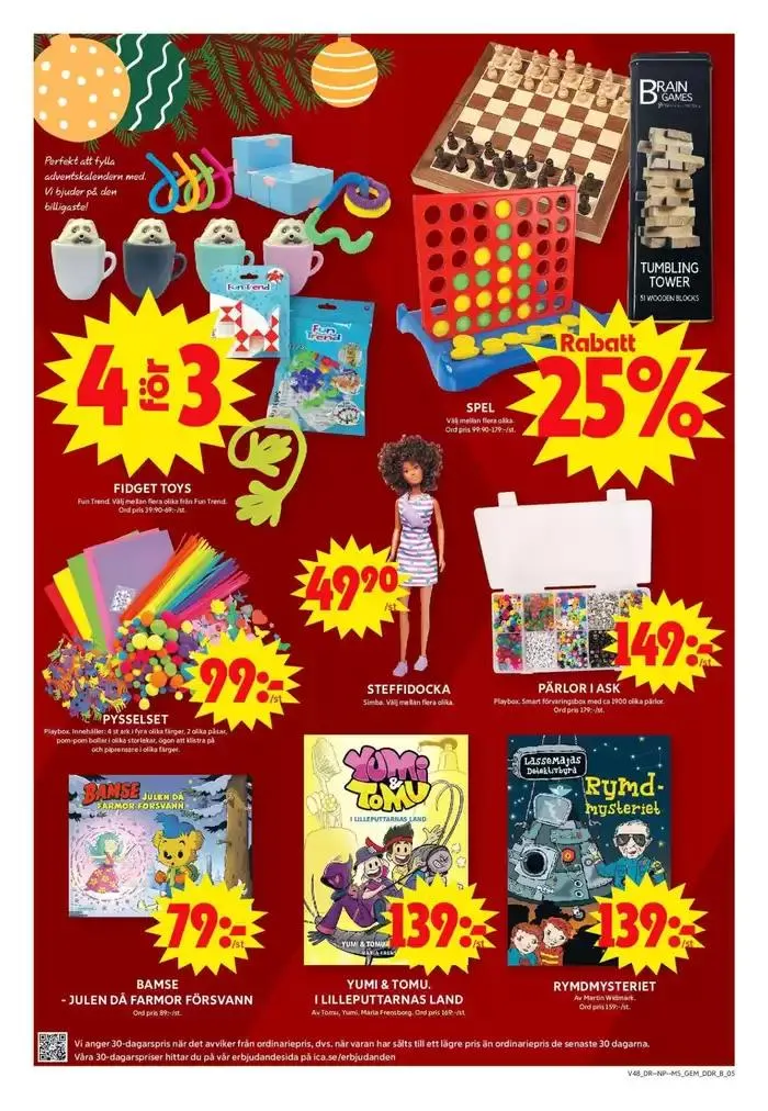 Fantastiska rabatter på utvalda produkter från 23 november till 7 december 2024 - Reklamblad sidor 7