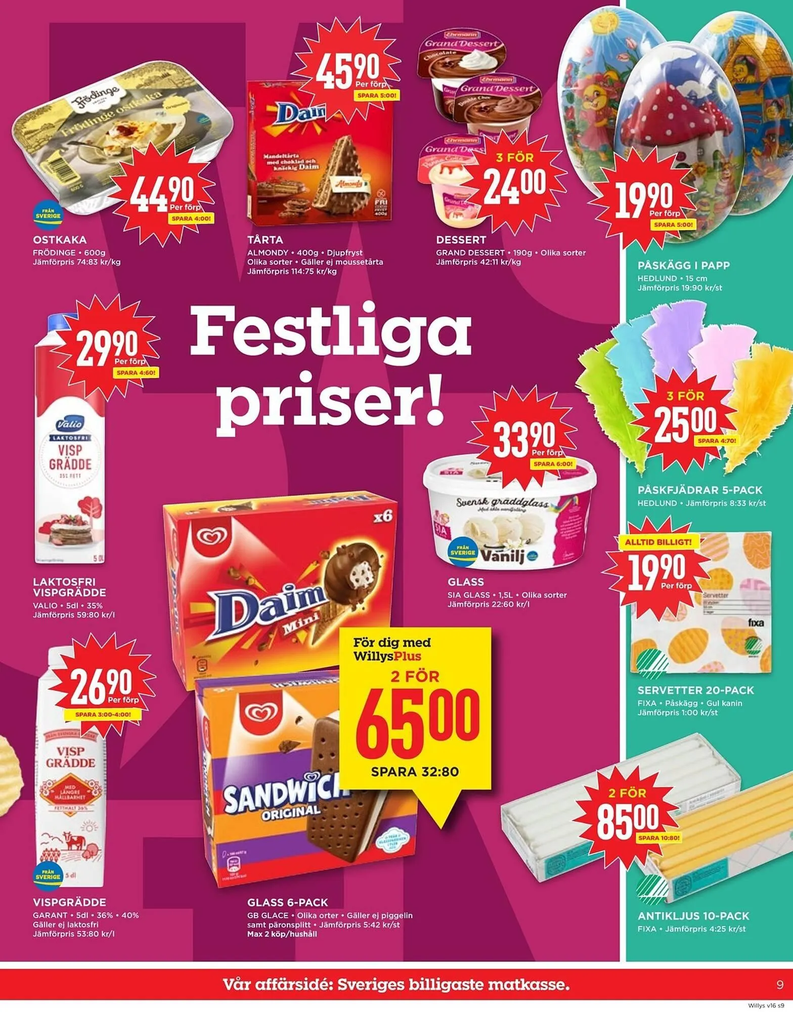 Willys reklamblad från 14 april till 20 april 2025 - Reklamblad sidor 9