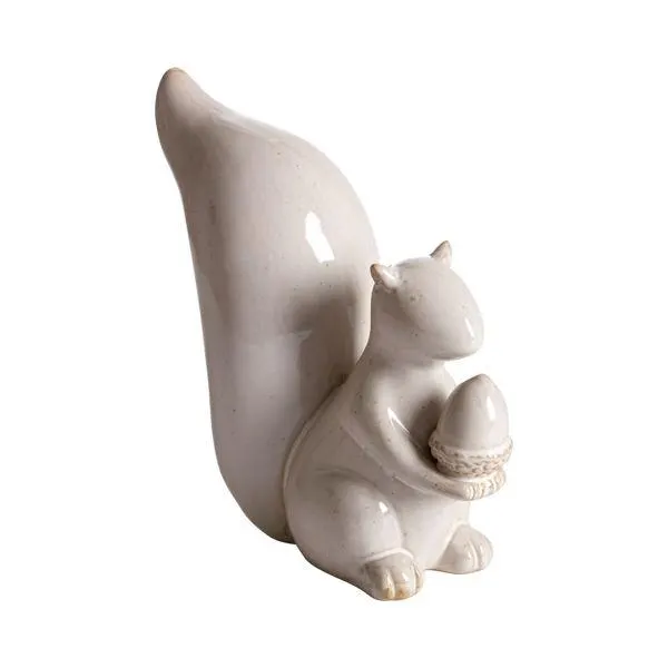KURRE Dekoration stor creme 20 x 8 x 18 cm
