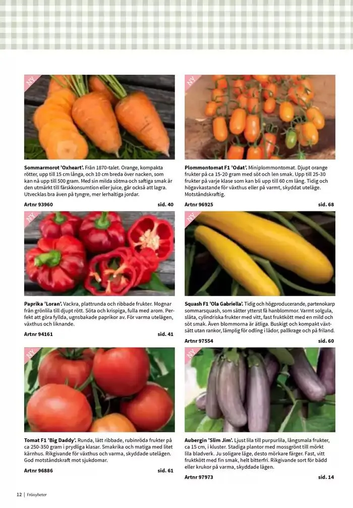 Frökatalog 2025! från 23 januari till 31 december 2025 - Reklamblad sidor 12