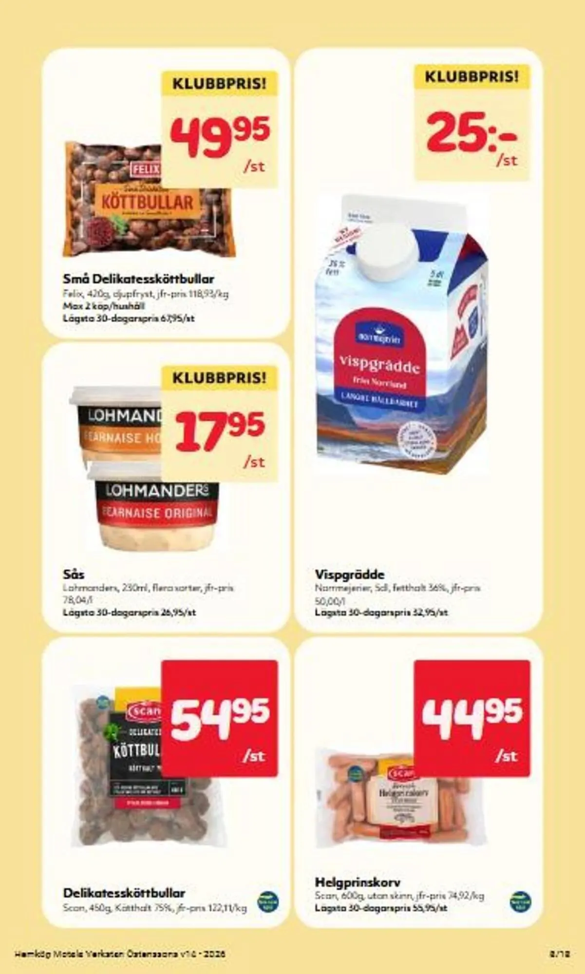 Hemköp reklamblad från 30 mars till 5 april 2026 - Reklamblad sidor 8