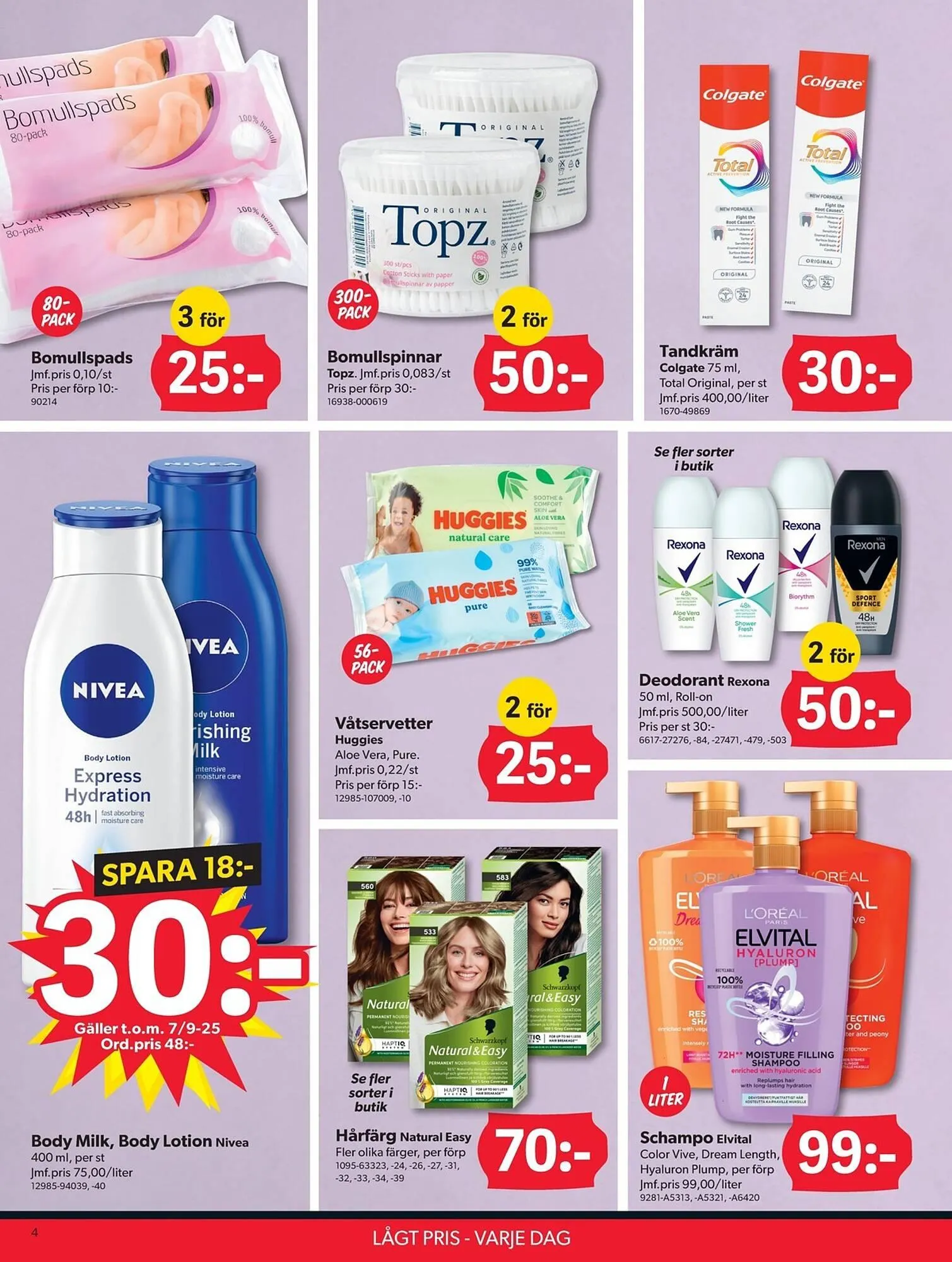 DollarStore reklamblad från 25 augusti till 7 september 2025 - Reklamblad sidor 4