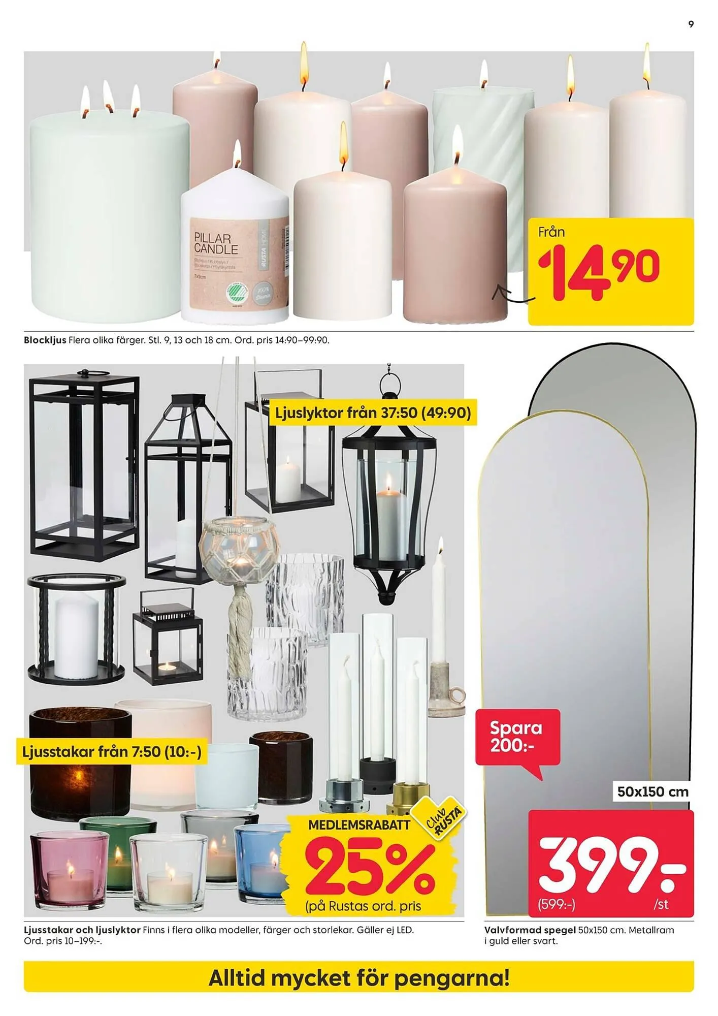 Rusta reklamblad från 2 oktober till 8 oktober 2023 - Reklamblad sidor 9