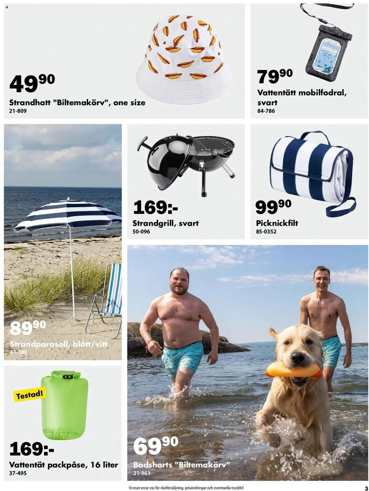 Biltema - erbjudanden från 25 juli till 31 december 2024 - Reklamblad sidor 3
