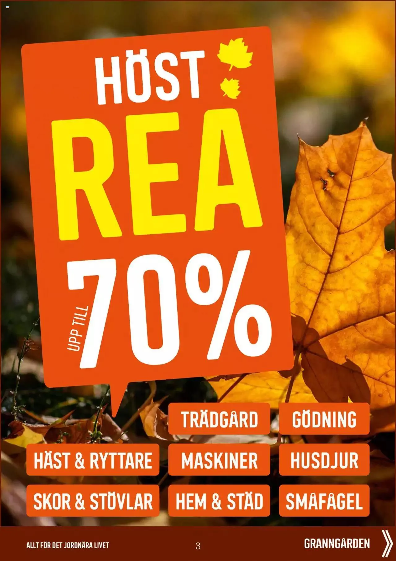 Granngården - erbjudanden från 22 september till 1 oktober 2023 - Reklamblad sidor 3