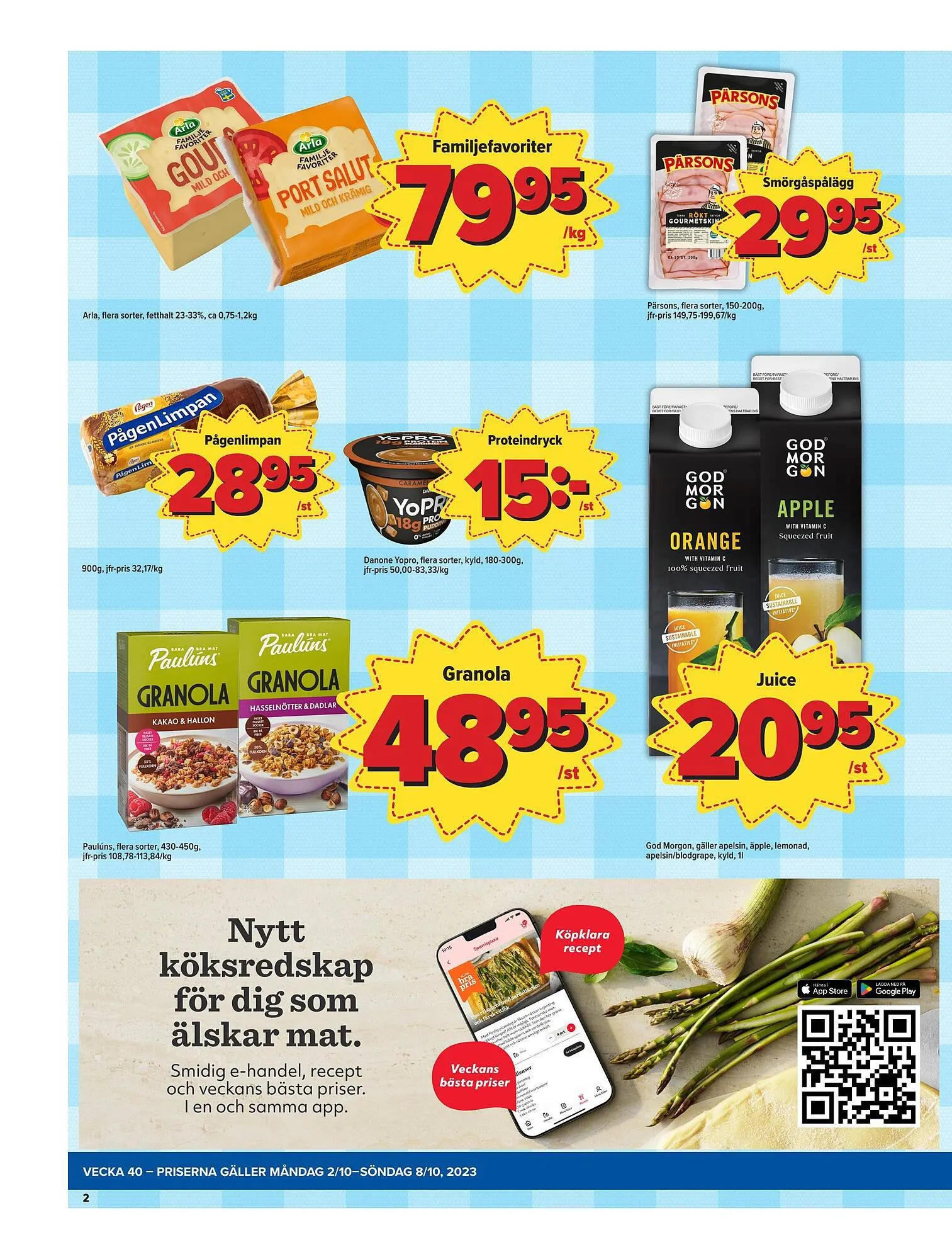 Östenssons reklamblad från 2 oktober till 8 oktober 2023 - Reklamblad sidor 2