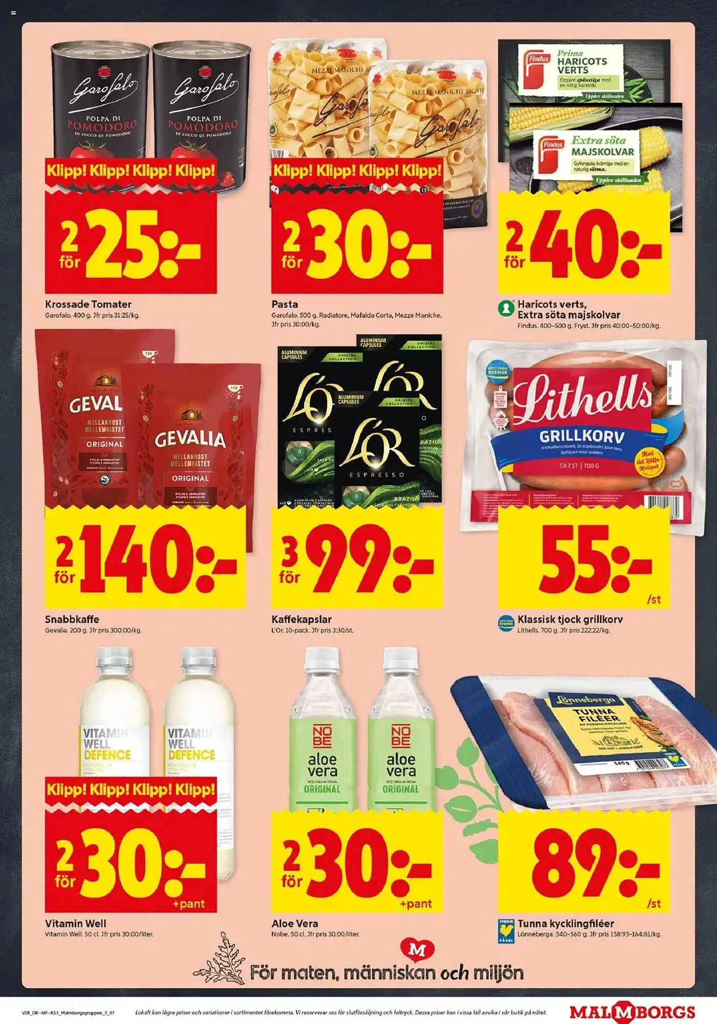 ICA Kvantum reklamblad från 7 juli till 13 juli 2025 - Reklamblad sidor 7