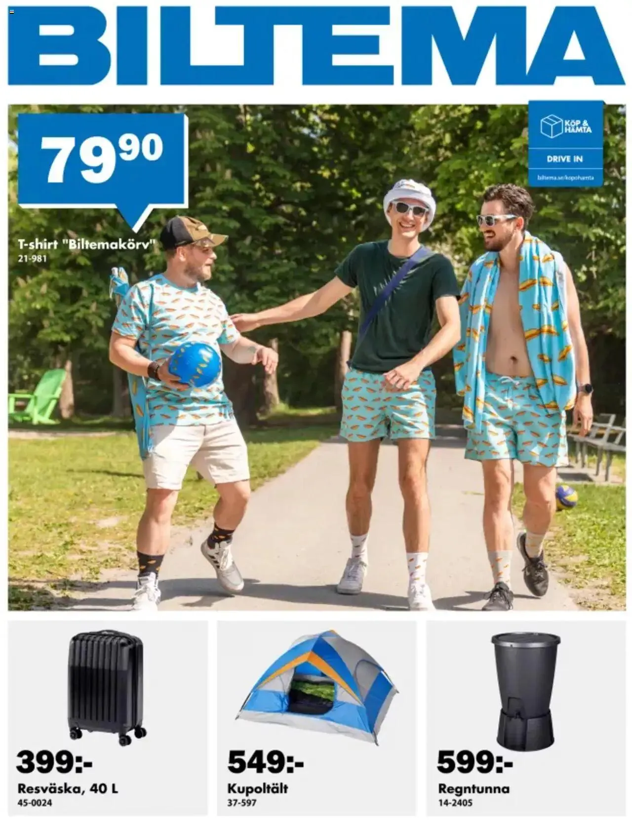 Biltema - erbjudanden från 25 juni till 31 december 2024 - Reklamblad sidor 1