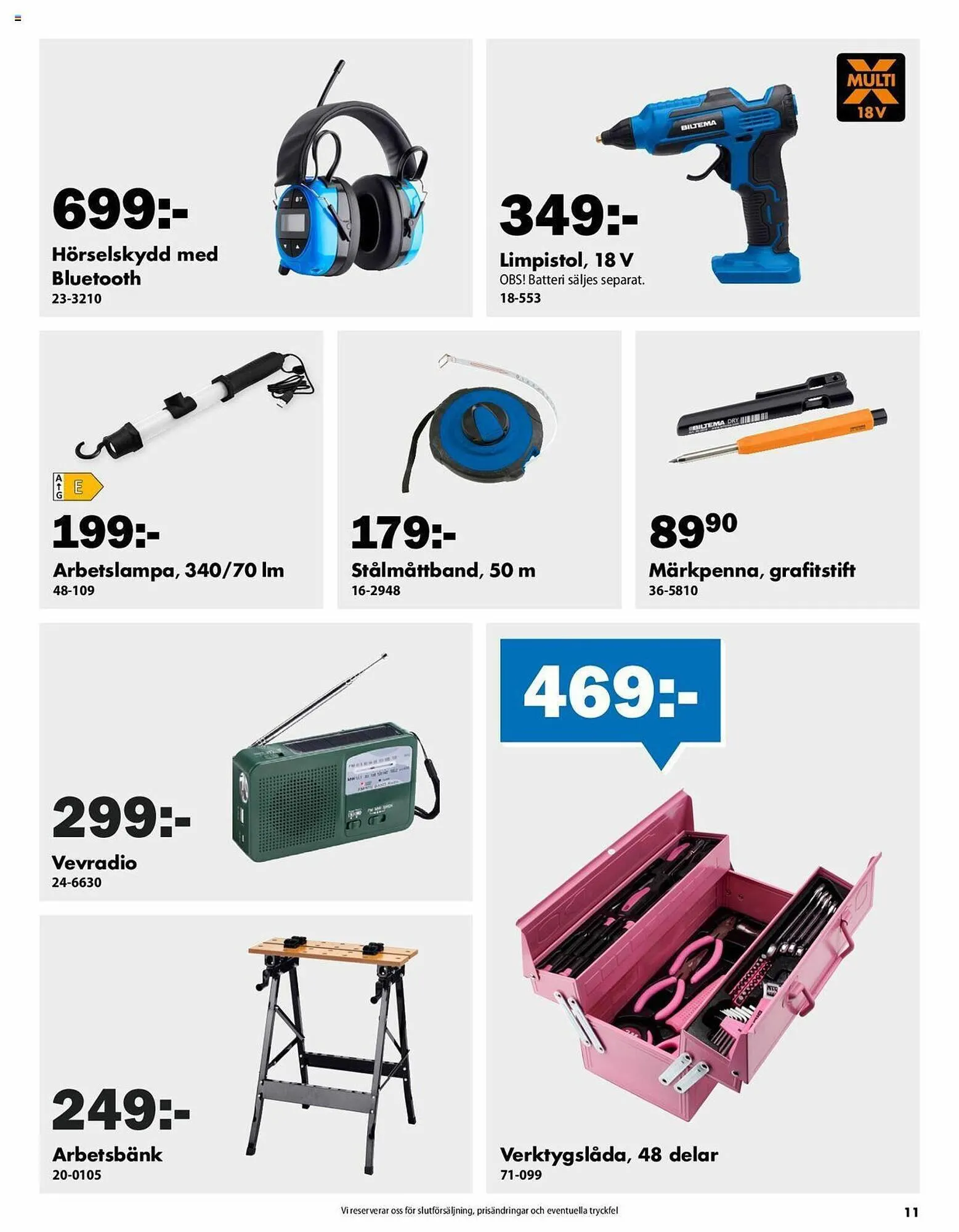 Biltema reklamblad från 24 november till 24 december 2023 - Reklamblad sidor 11