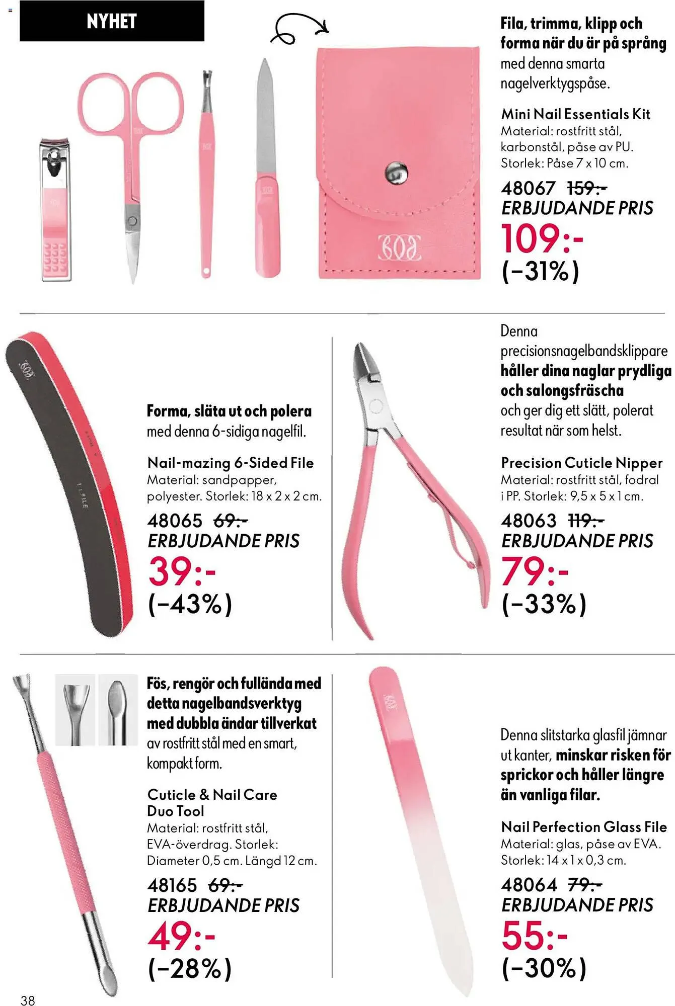 Oriflame reklamblad från 22 april till 12 maj 2026 - Reklamblad sidor 38