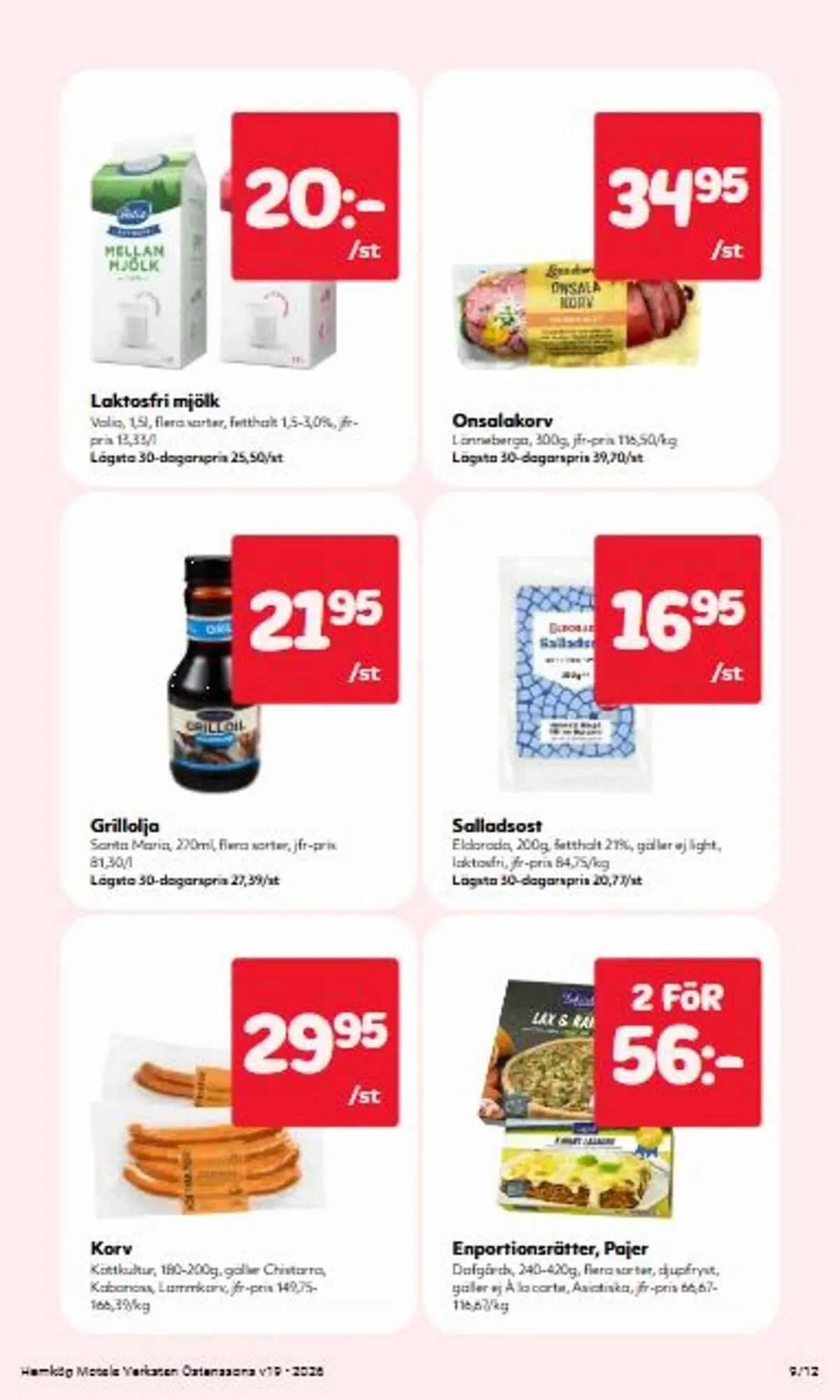 Hemköp reklamblad från 4 maj till 10 maj 2026 - Reklamblad sidor 9