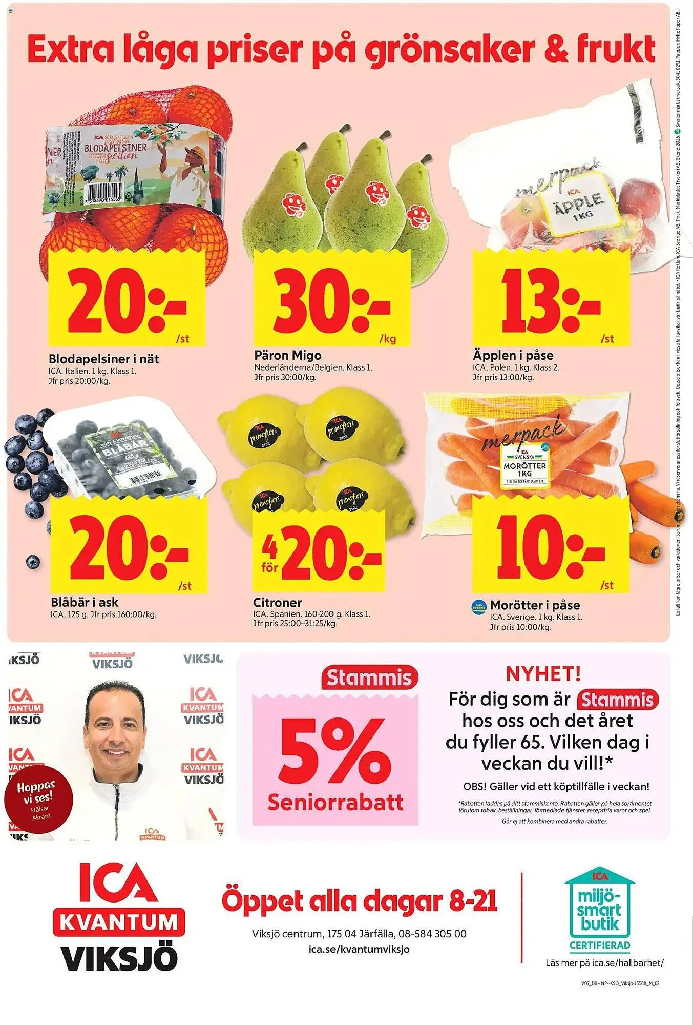 ICA Kvantum reklamblad från 9 februari till 15 februari 2026 - Reklamblad sidor 8