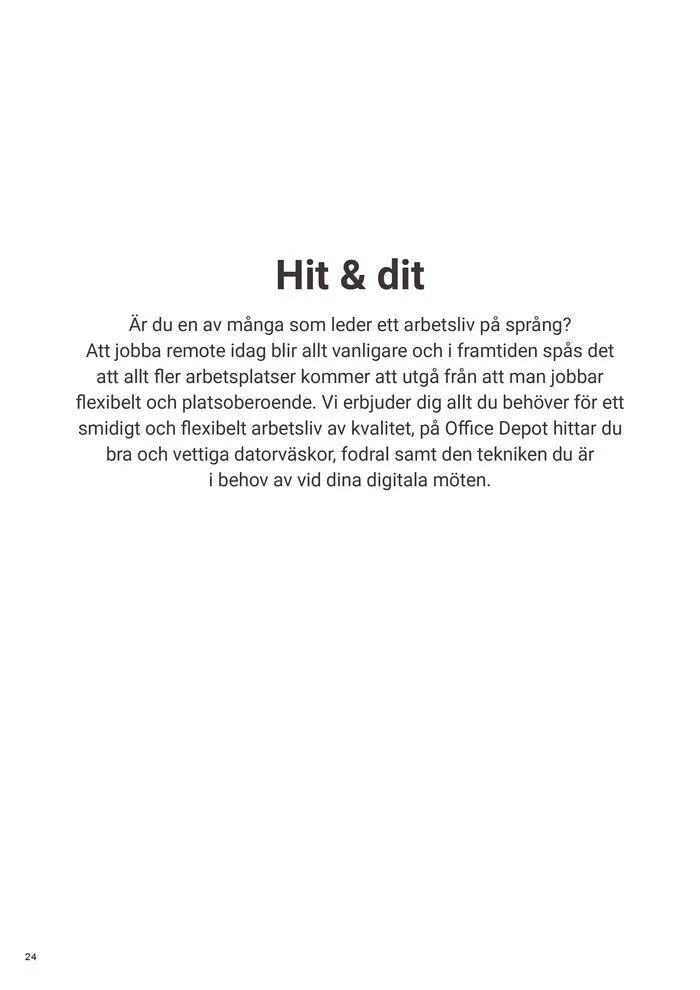 Office Depot - Möbelbroschyr 2024 från 6 maj till 31 december 2024 - Reklamblad sidor 24