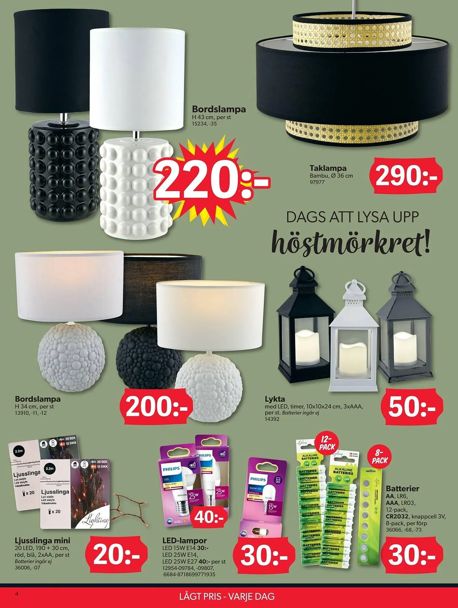 DollarStore reklamblad från 25 september till 25 oktober 2023 - Reklamblad sidor 4