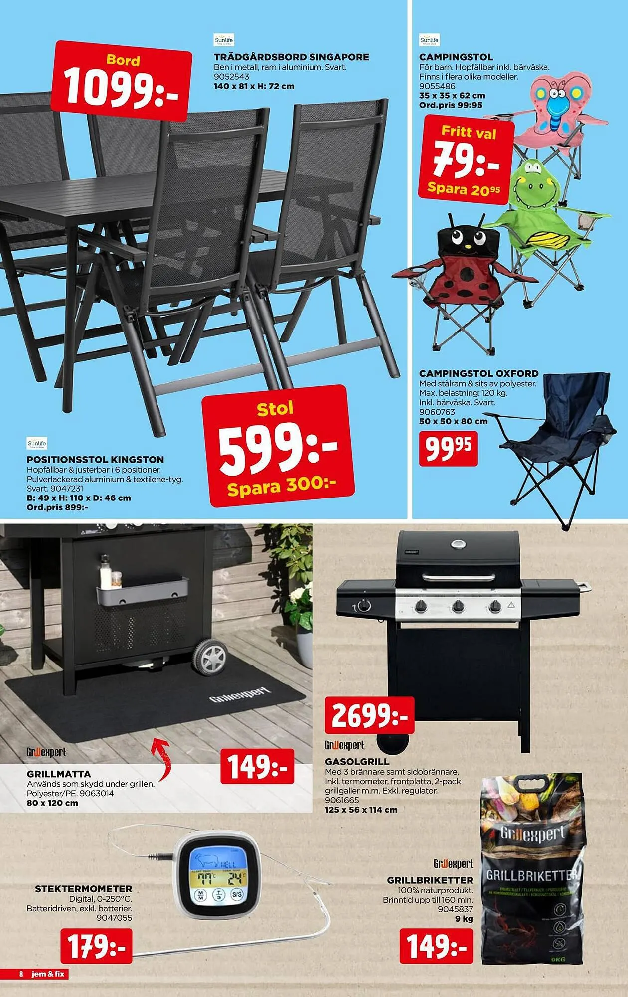 Jem&Fix reklamblad från 16 juli till 23 juli 2023 - Reklamblad sidor 8