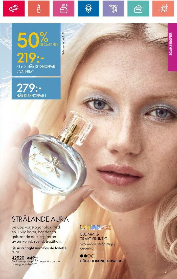 Oriflame reklamblad från 20 juni till 4 juli 2024 - Reklamblad sidor 21