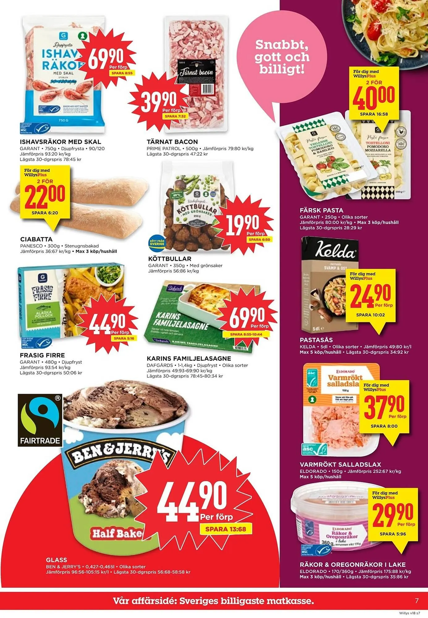 Willys reklamblad från 27 april till 3 maj 2026 - Reklamblad sidor 7