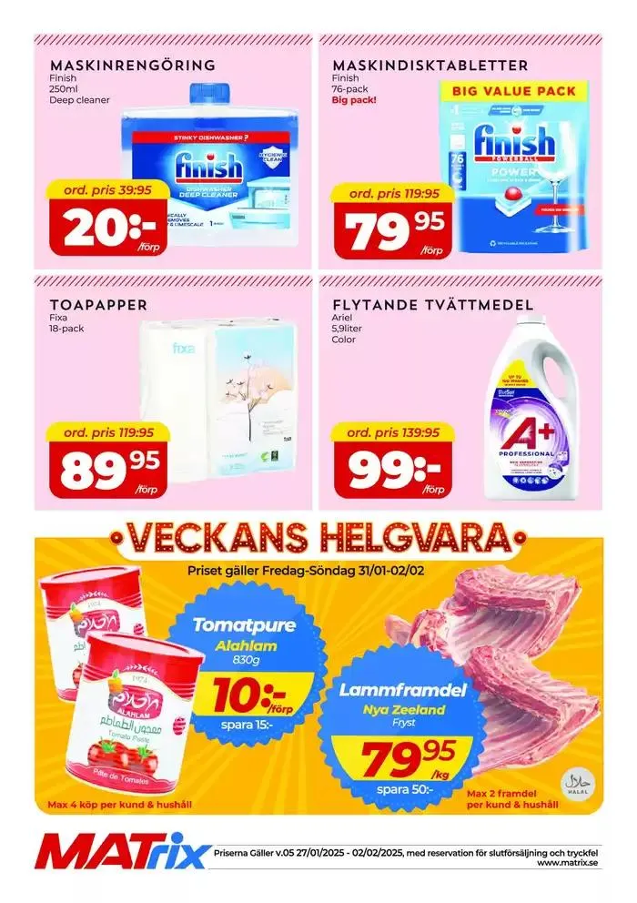 Matrix Veckans Annons från 27 januari till 10 februari 2025 - Reklamblad sidor 4