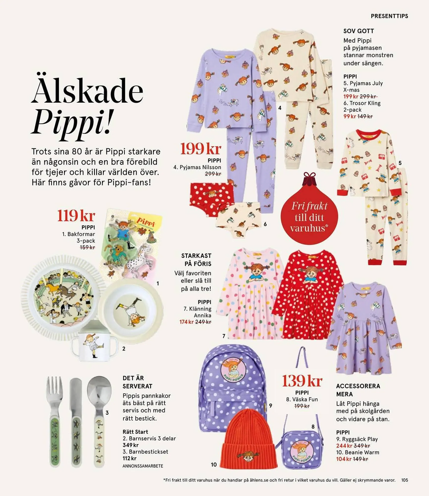 Åhléns reklamblad från 25 november till 11 december 2025 - Reklamblad sidor 105