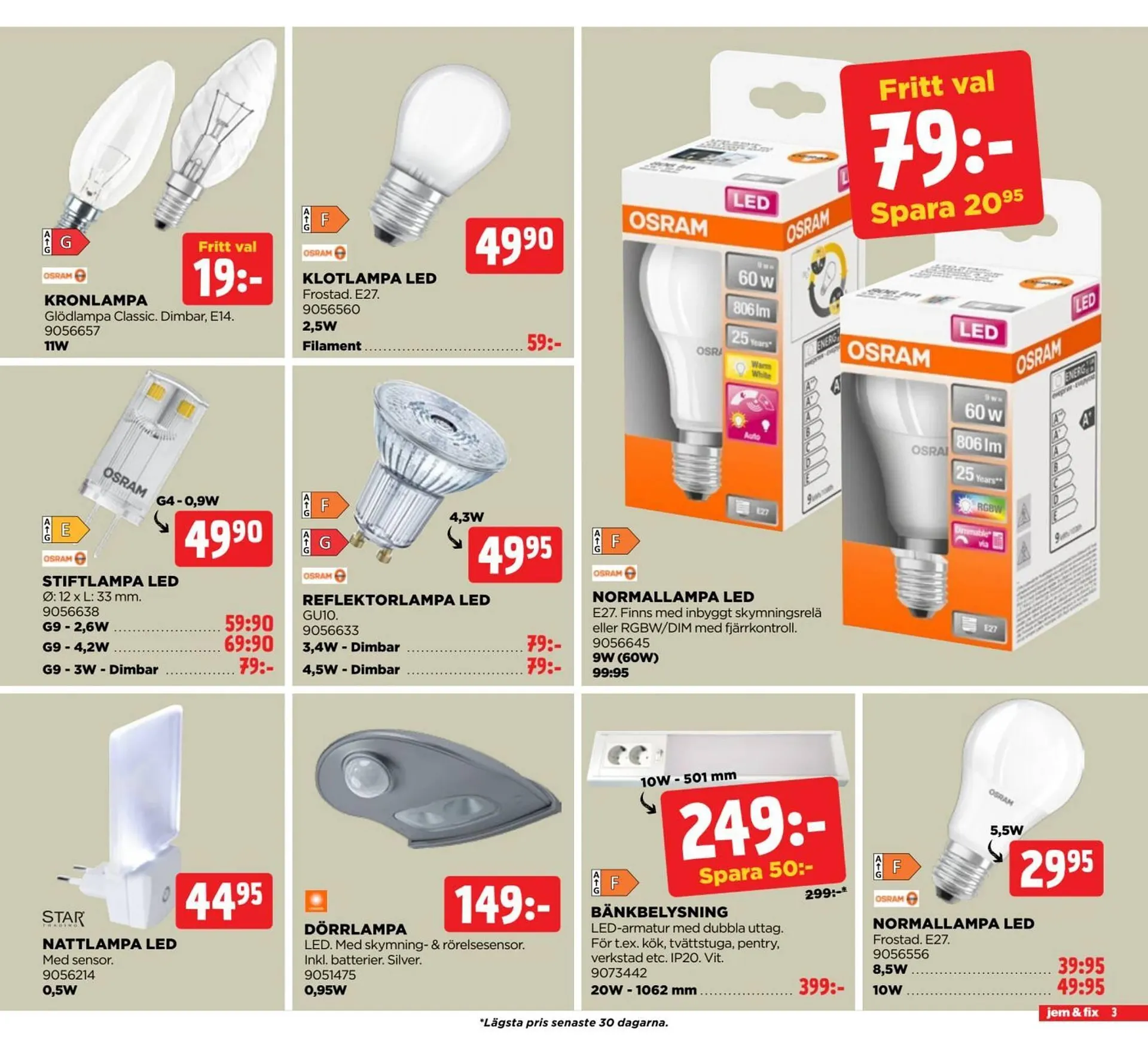 Jem&Fix reklamblad från 20 oktober till 2 november 2025 - Reklamblad sidor 3