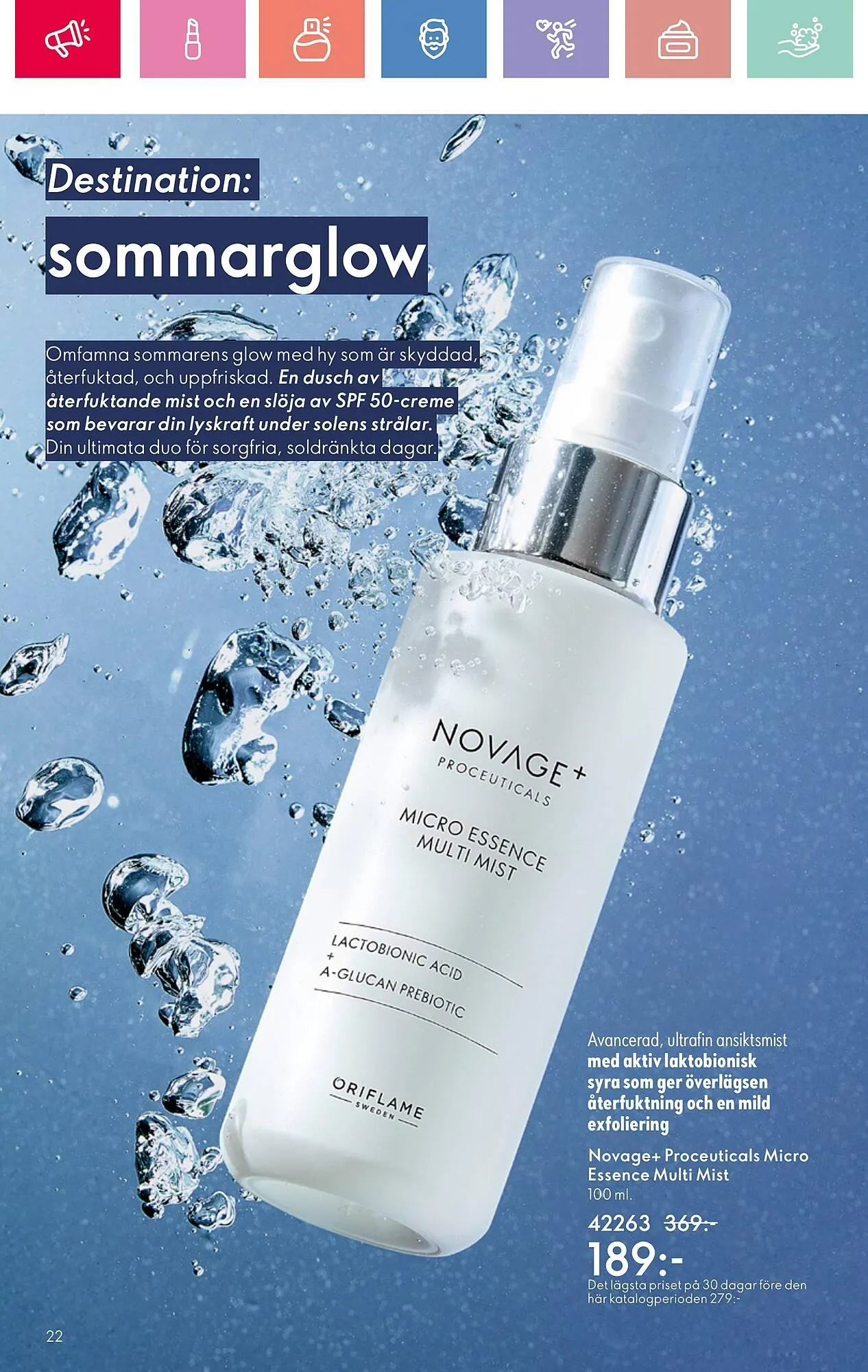 Oriflame reklamblad från 22 juni till 12 juli 2025 - Reklamblad sidor 22