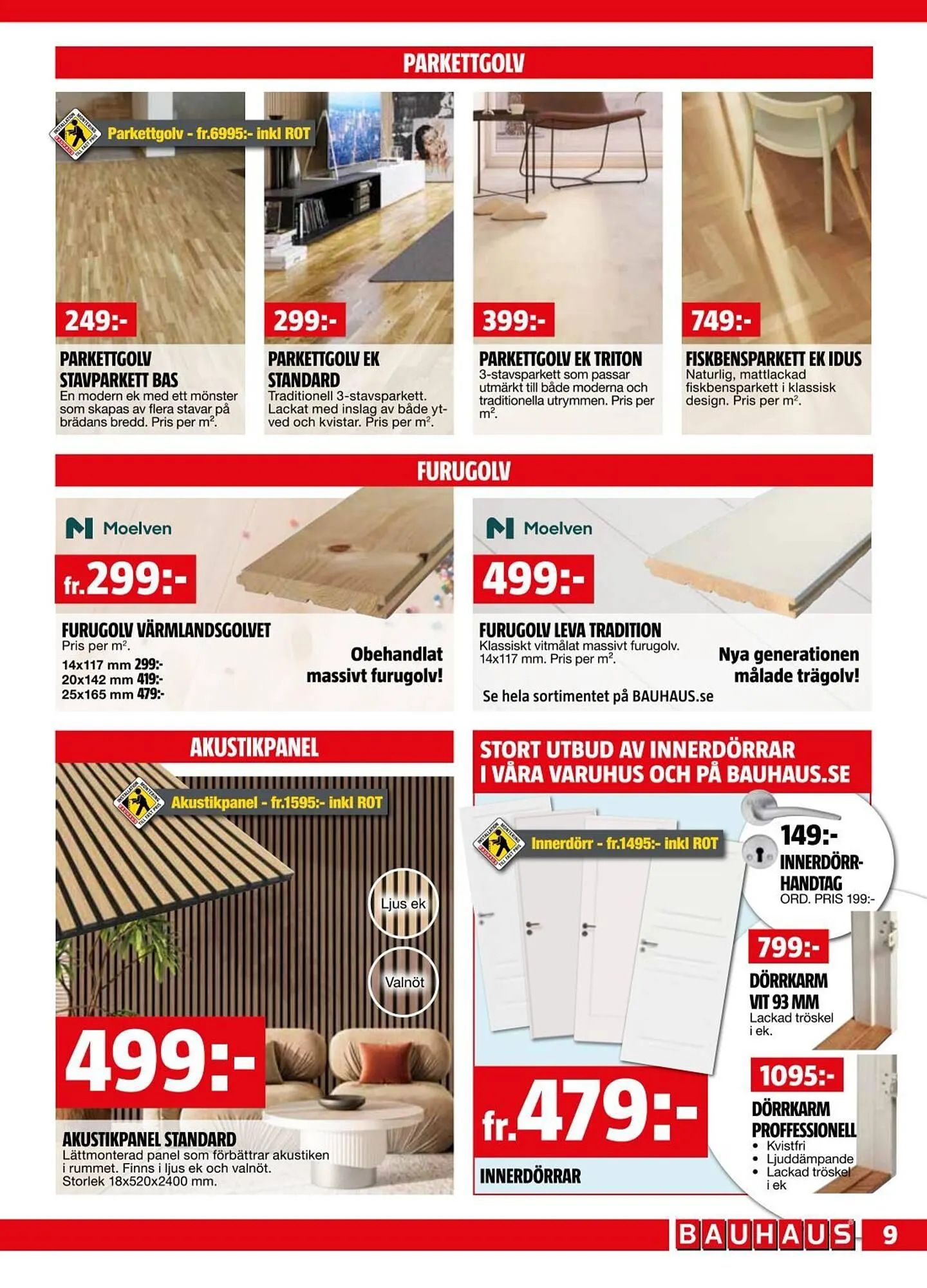 Bauhaus reklamblad från 31 mars till 13 april 2025 - Reklamblad sidor 9