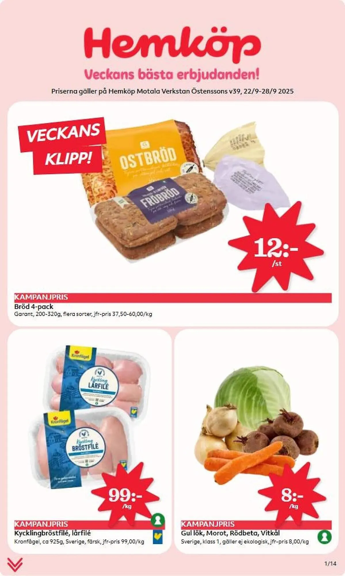 Östenssons reklamblad - 1