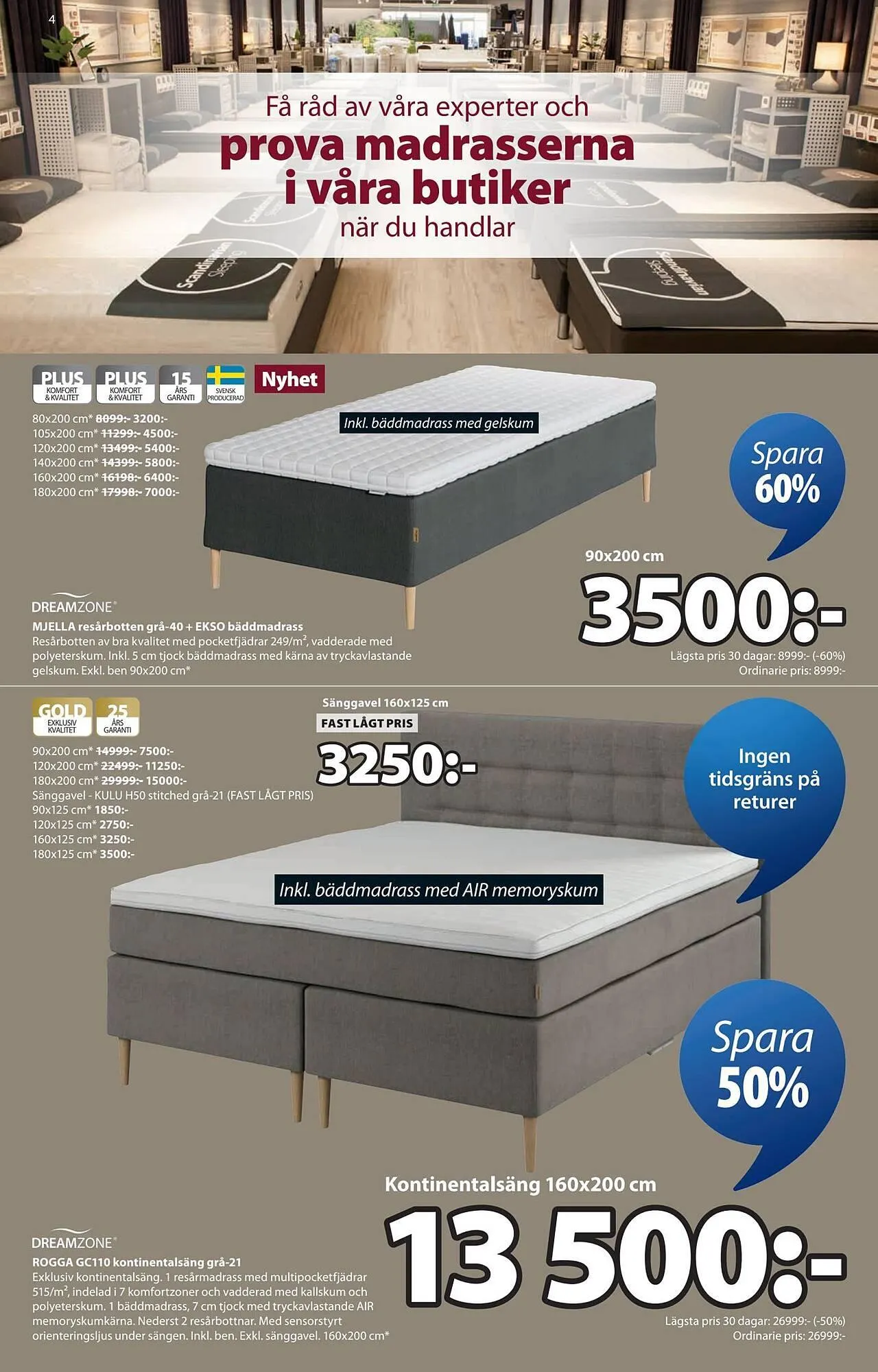 JYSK reklamblad från 20 oktober till 2 november 2025 - Reklamblad sidor 4
