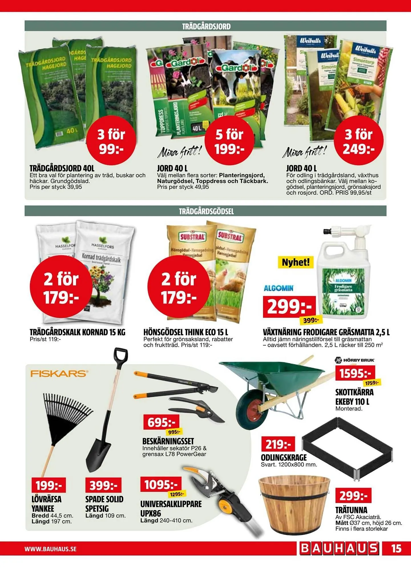 Bauhaus reklamblad från 7 april till 20 april 2026 - Reklamblad sidor 15