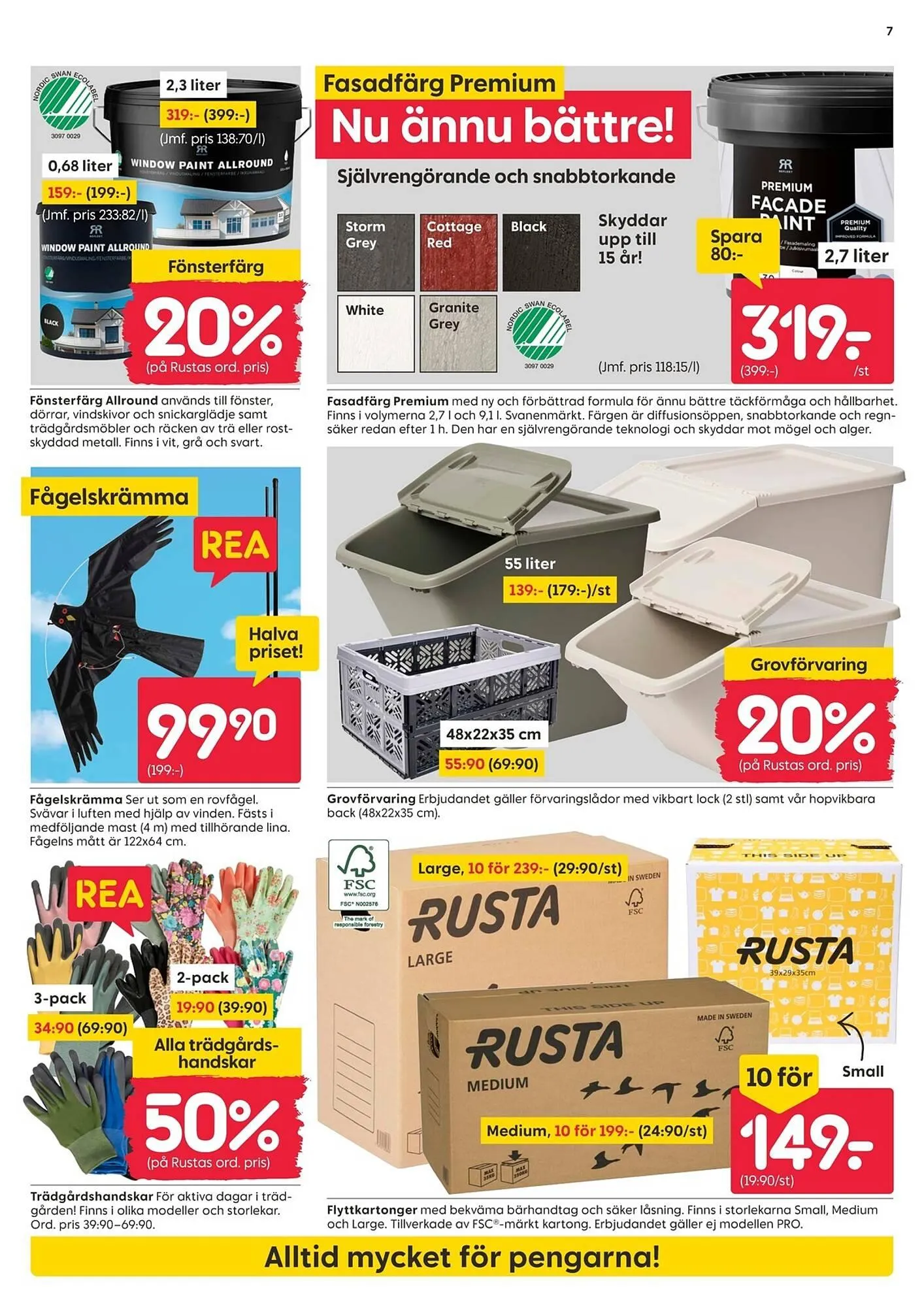 Rusta reklamblad från 7 juli till 13 juli 2025 - Reklamblad sidor 7