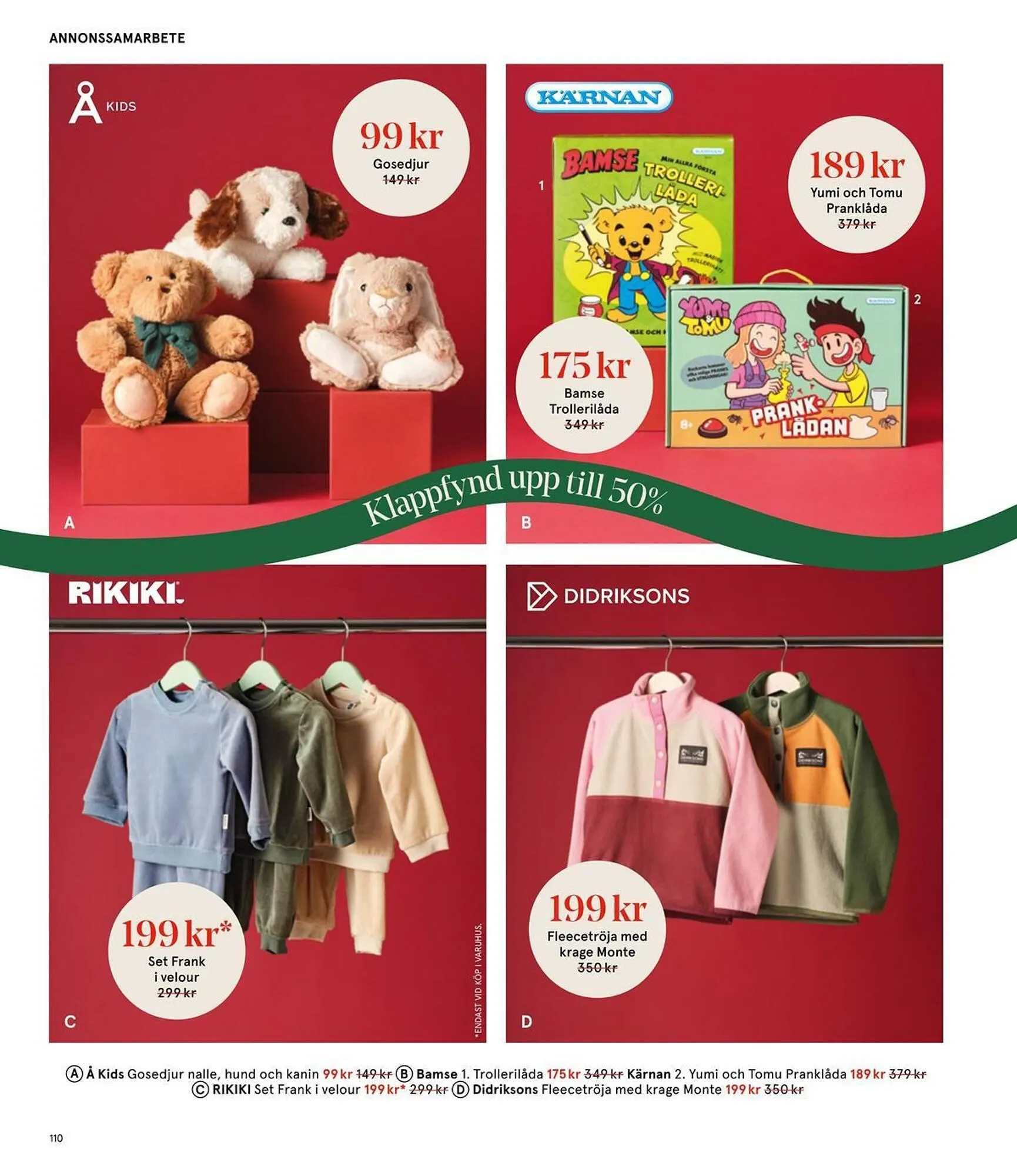 Åhléns reklamblad från 25 november till 11 december 2025 - Reklamblad sidor 110